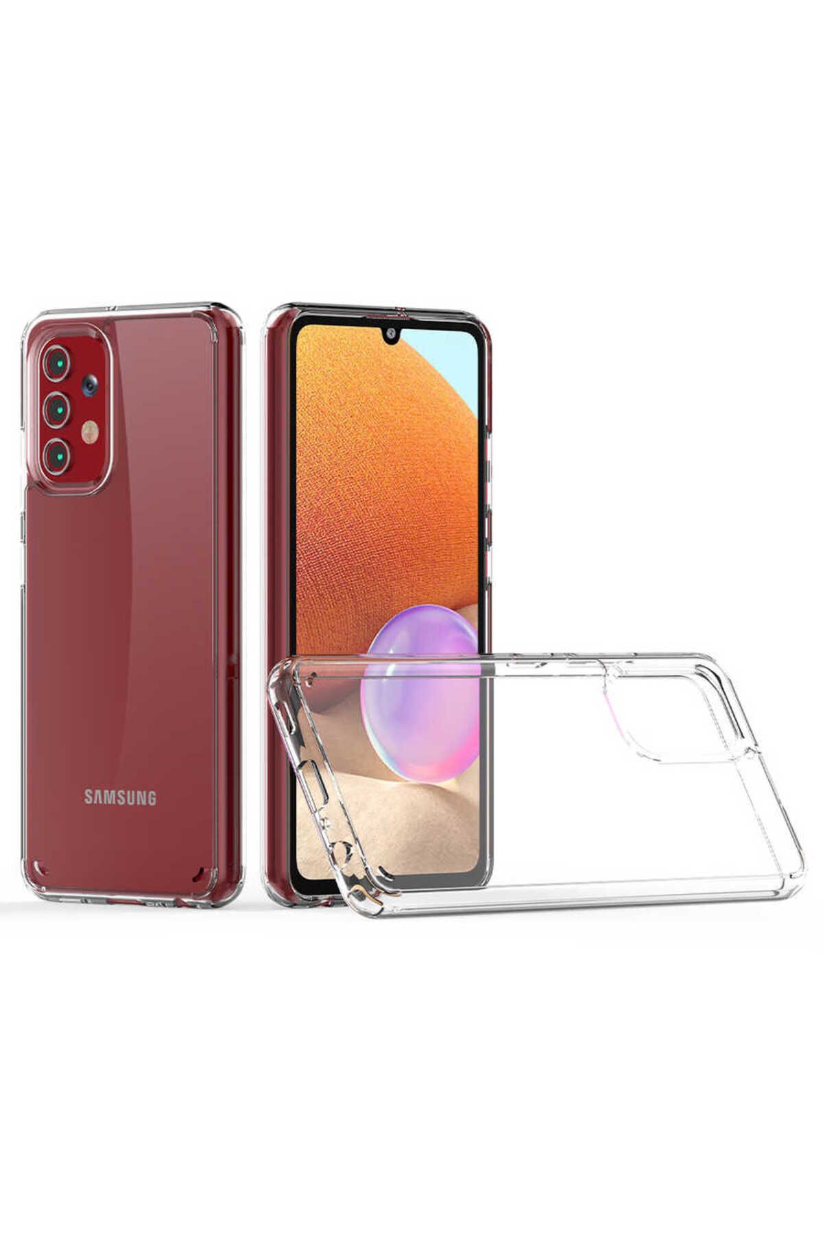 gaappy Boss Serisi Samsung Galaxy A32 4G Şeffaf Kapak
