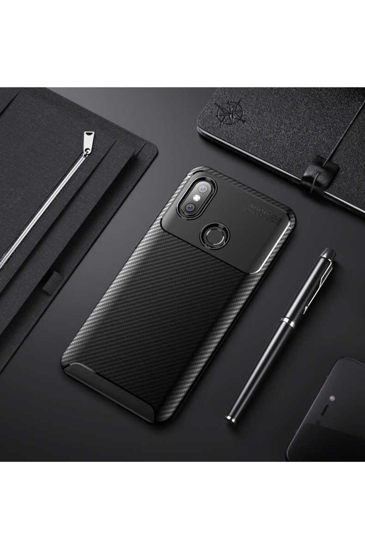 gaappy Fib Serisi Xiaomi Redmi Note 6 Pro Siyah Kapak
