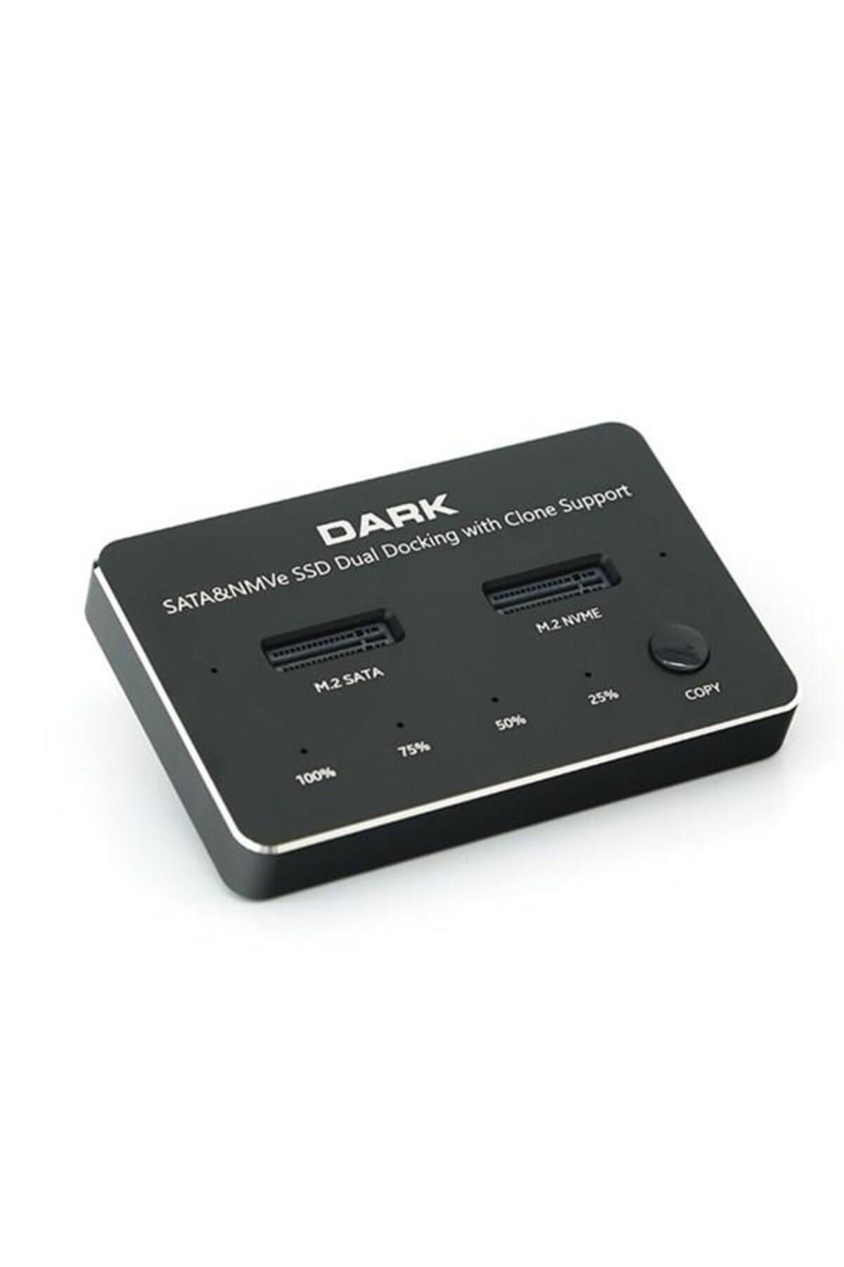 Dark-DK-AC-DSDM2C M2 SSD Disk Station Clone and SD Card Supported 5