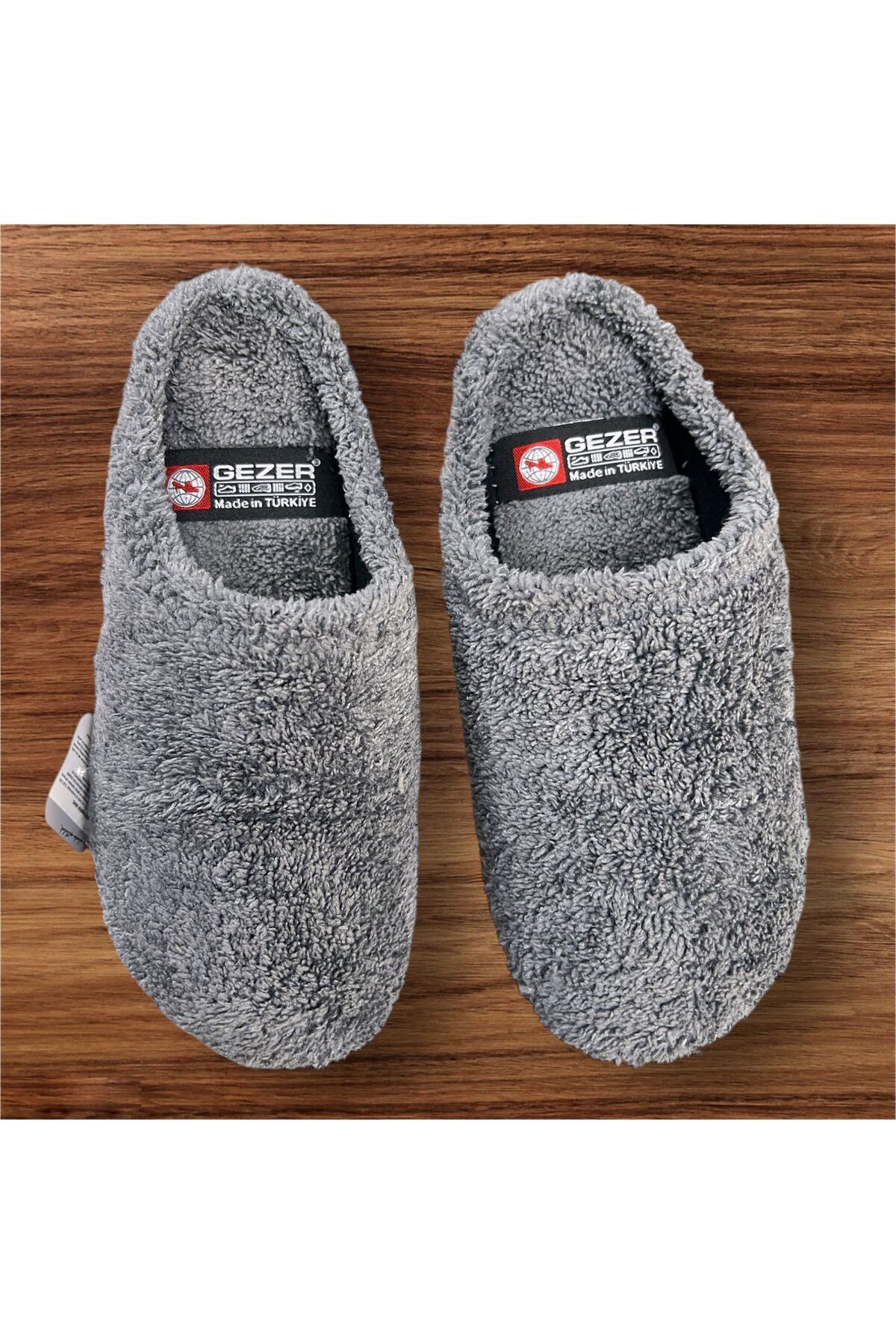 GEZER-Men's Winter Seasonal Towel and Felt Fabric - Home Slippers Dowry Bundle Set 2