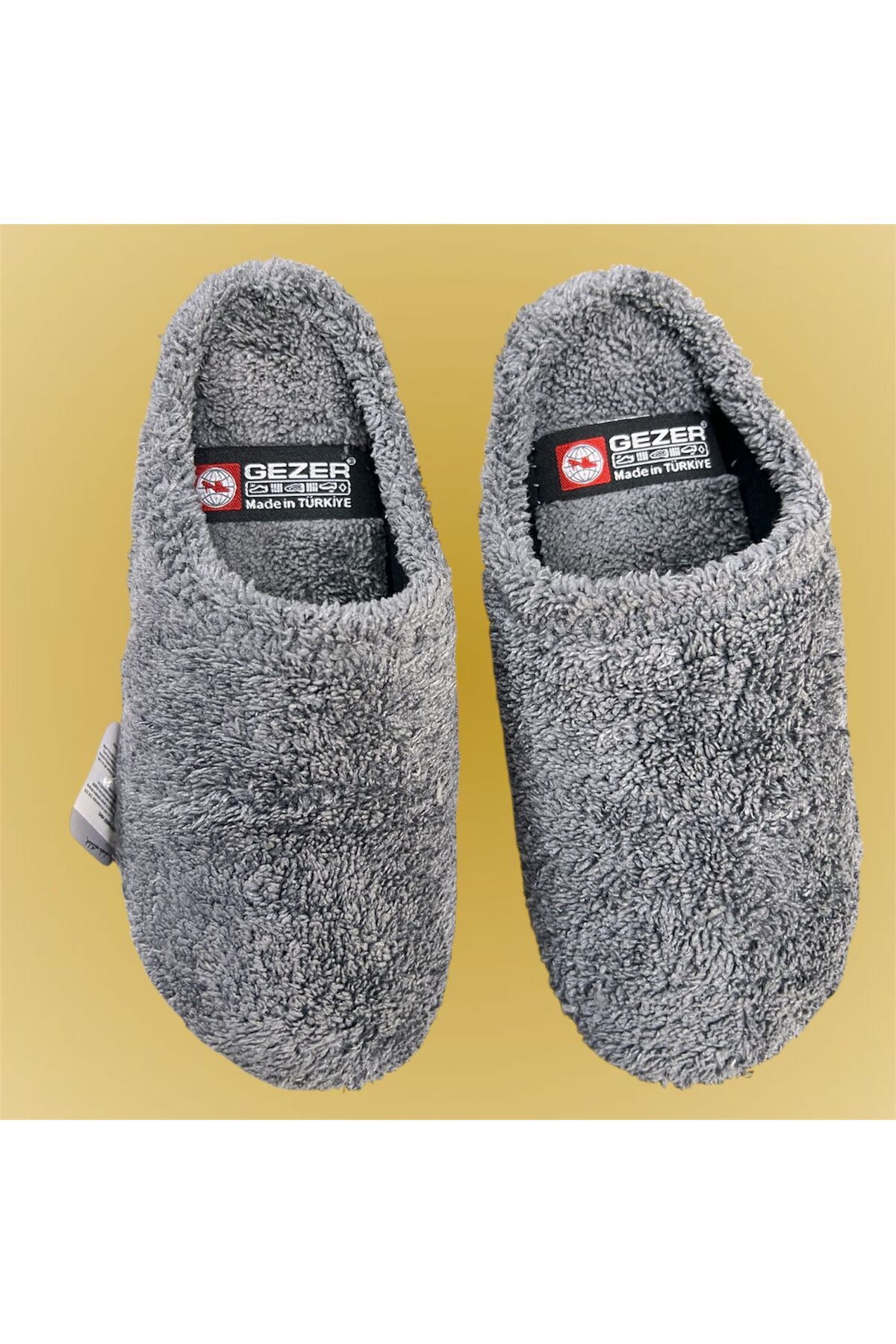 GEZER-Men's Winter Seasonal Towel and Felt Fabric - Home Slippers Dowry Bundle Set 1