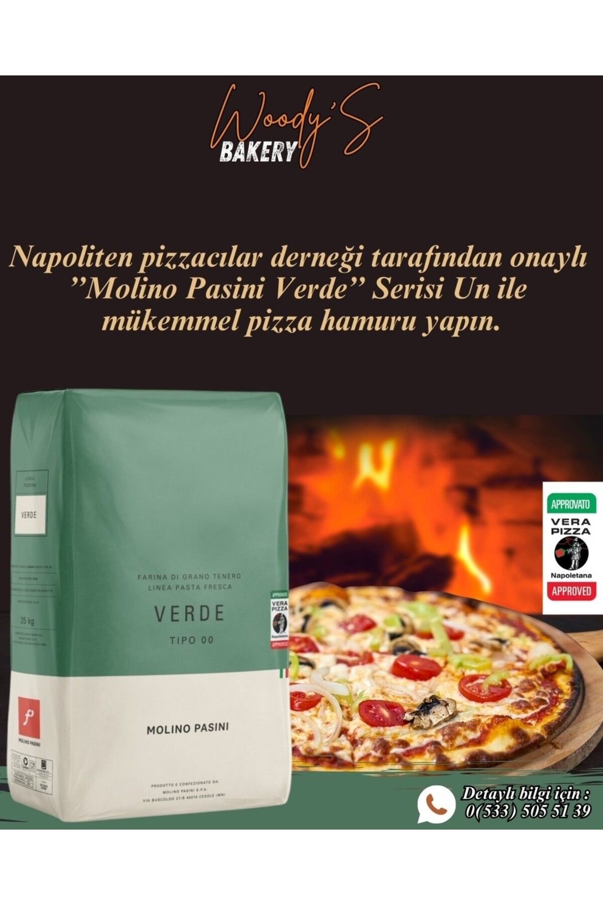 MOLINO PASINI VERDE 00 PİZZA UNU