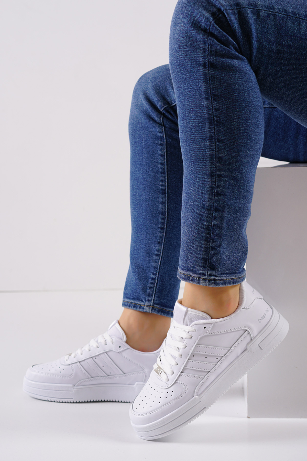 LETAO-Pantofi sport confortabili, albi, unisex, casual 4