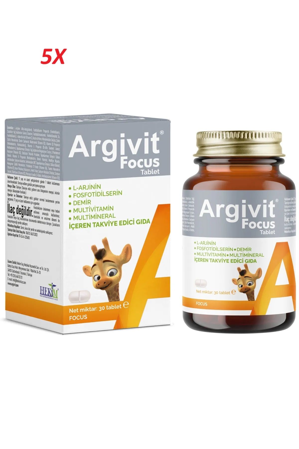 Argivit ARGİVİT FOCUS 30TB 5 li paket