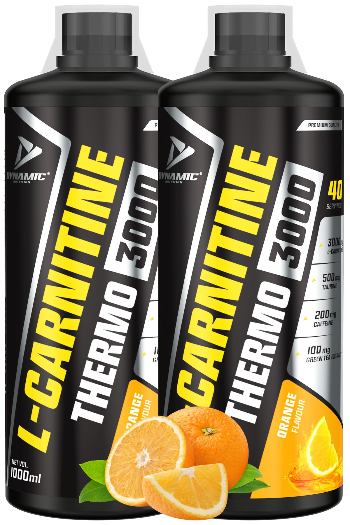 Dynamic Nutrition Thermo L-carnitine 3000 Mg X 2 Adet - 2000 ml - Portakal Aromalı - 80 Servis - L-karnitin