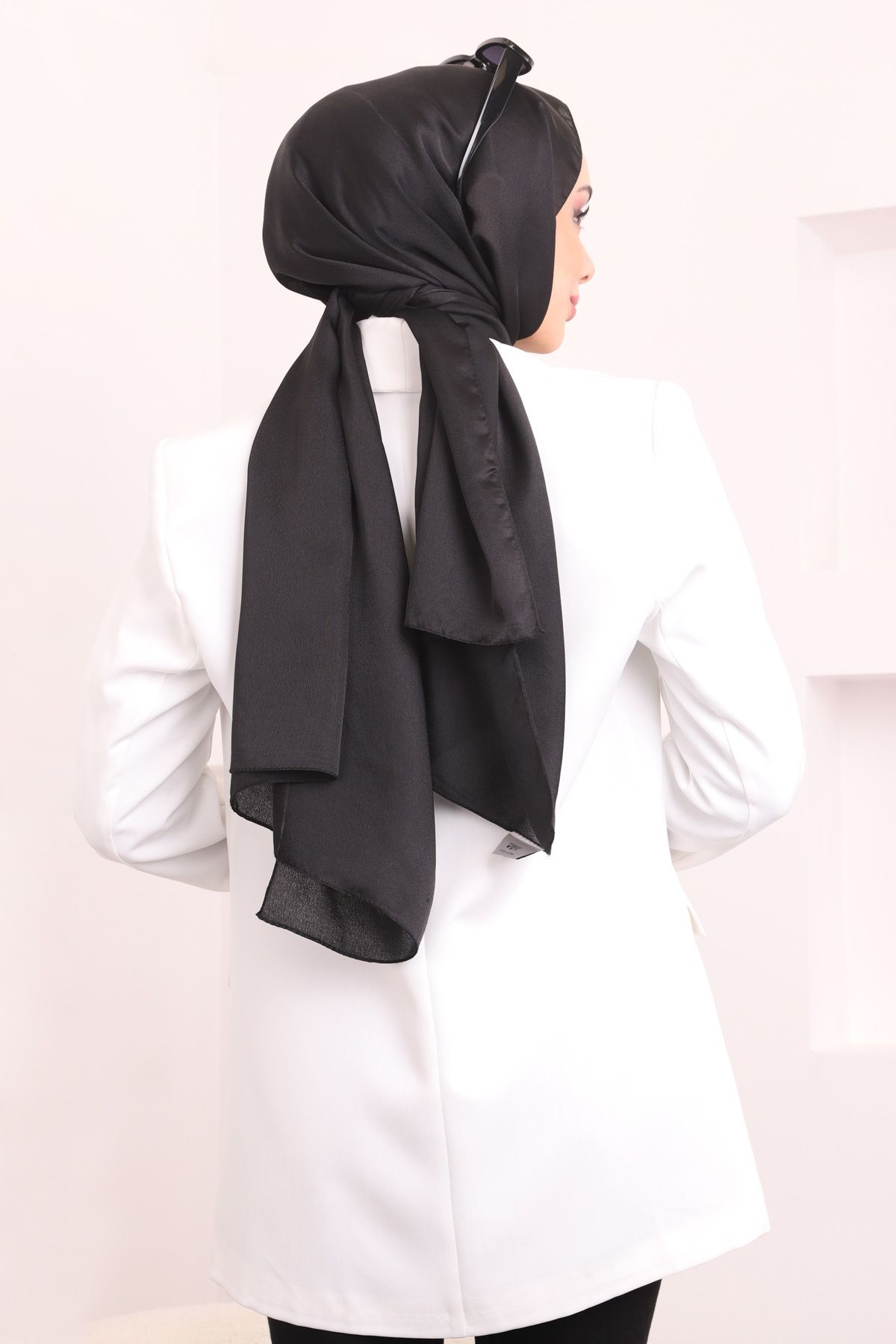 İmajButik-Μπουφάν Blazer με Λευκή Φόδρα 4