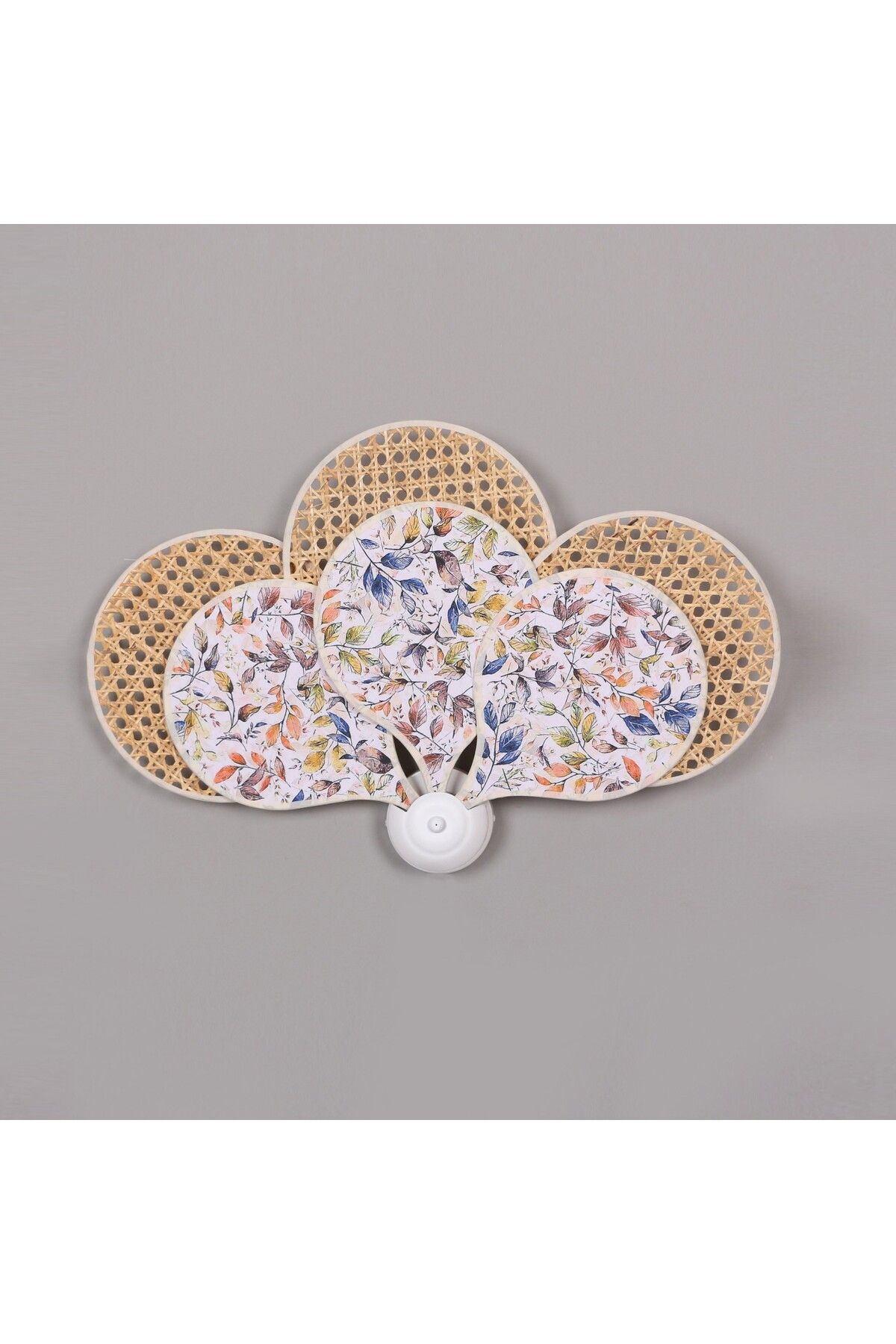 Mylamp-New Daisy Natural Hazeran & Linen Fabric Sconce 1