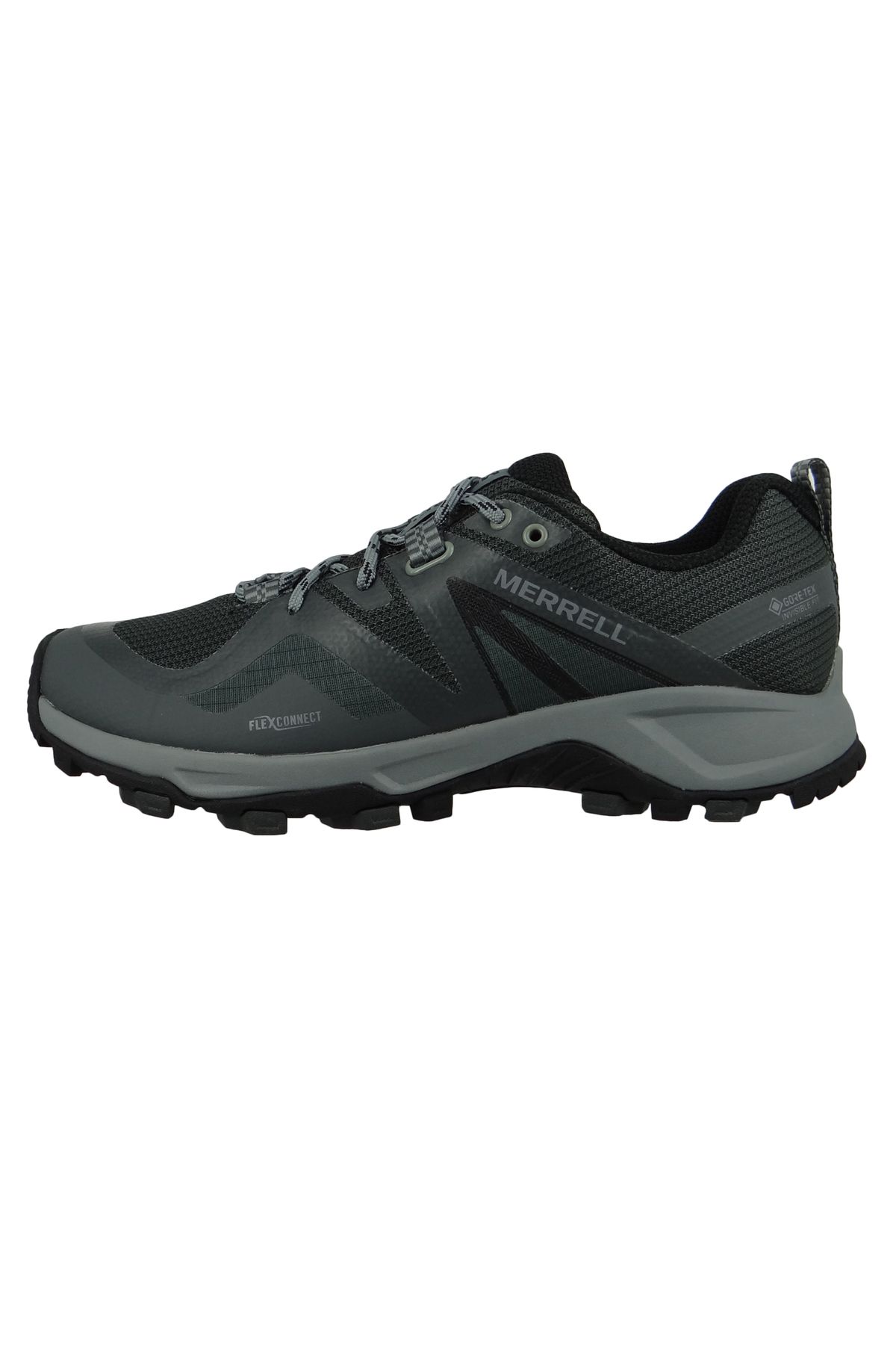 Merrell-Herren Halbschuhe Wanderschuhe MQM Flex 2 GTX J034227 Grau Black/Grey Textil/Synthetik mit Mountain 3