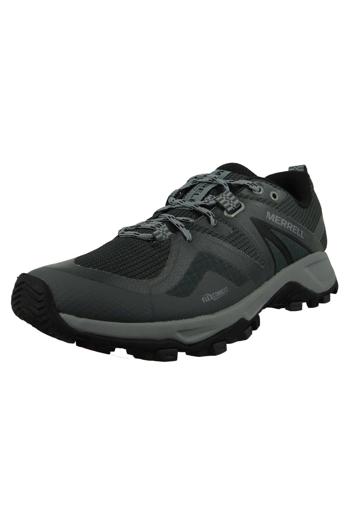 Merrell-Herren Halbschuhe Wanderschuhe MQM Flex 2 GTX J034227 Grau Black/Grey Textil/Synthetik mit Mountain 1