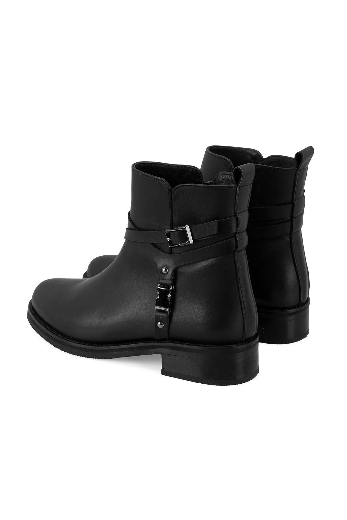 Desa-Lillia Black Women's Leather Boots 6