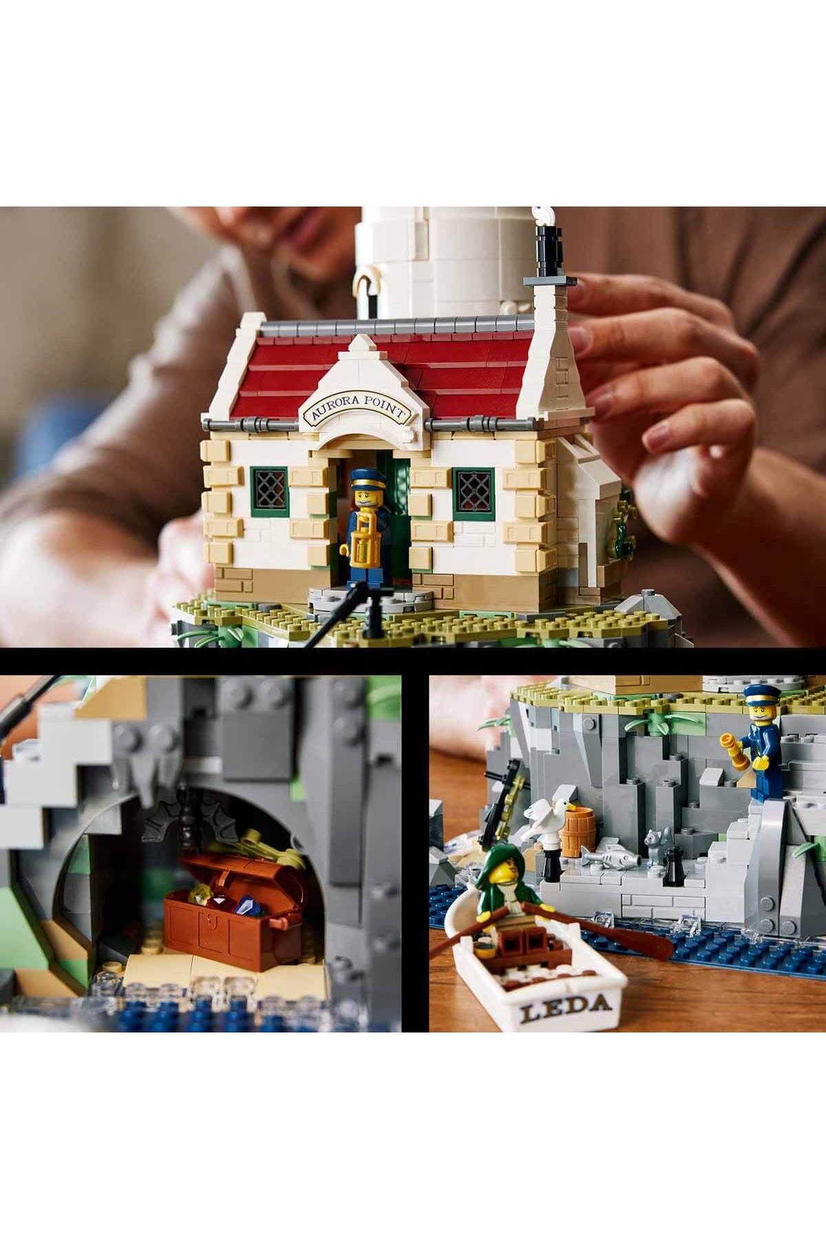 LEGO-Ideas Motorised Lighthouse 21335 - Display Model Building to Build for Adults 5