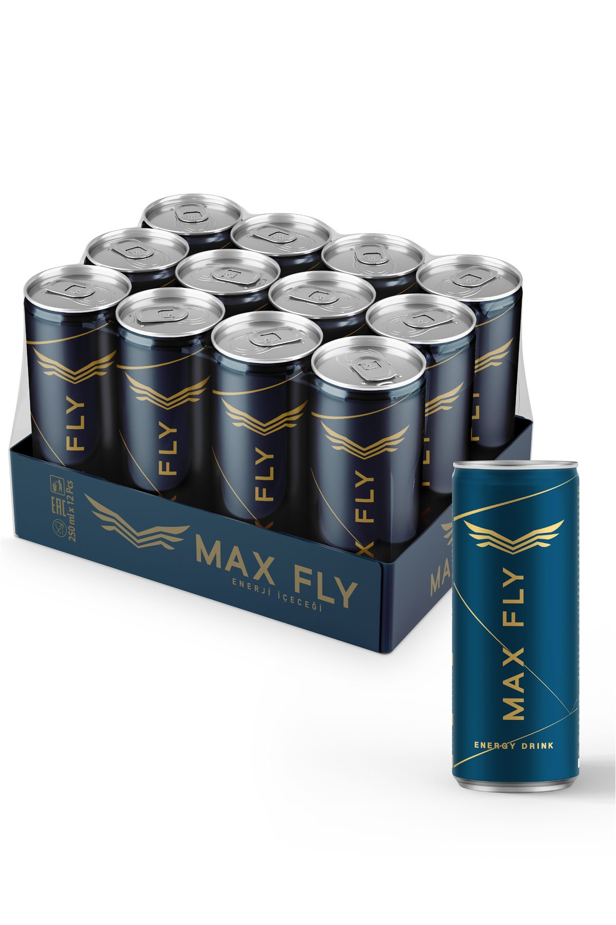 MAX FLY Enerji Içeceği 250ml 12 Adet