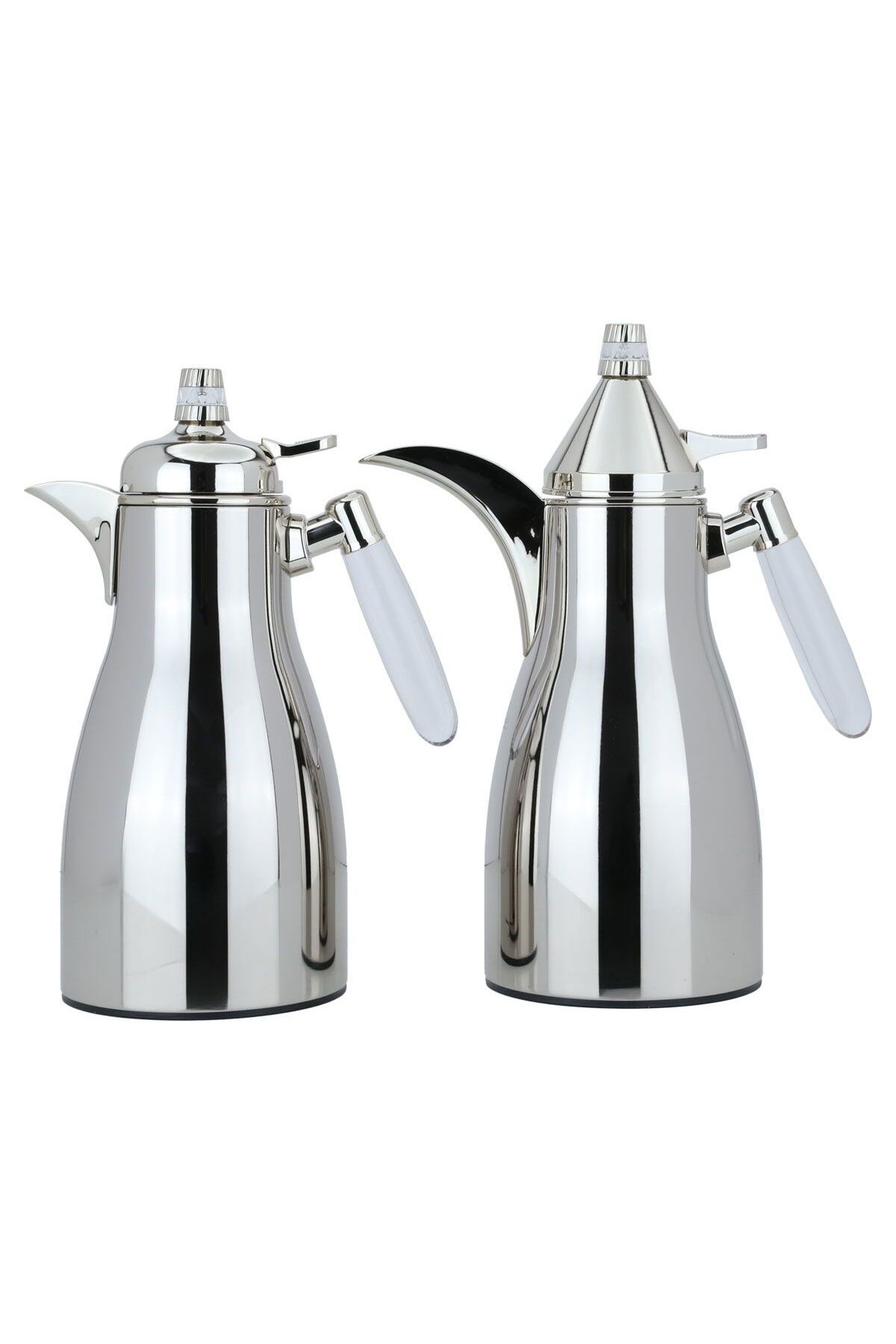 Alsaif Gallery-Maimouna Thermos Set, Silver, Transparent, Two Pieces 1