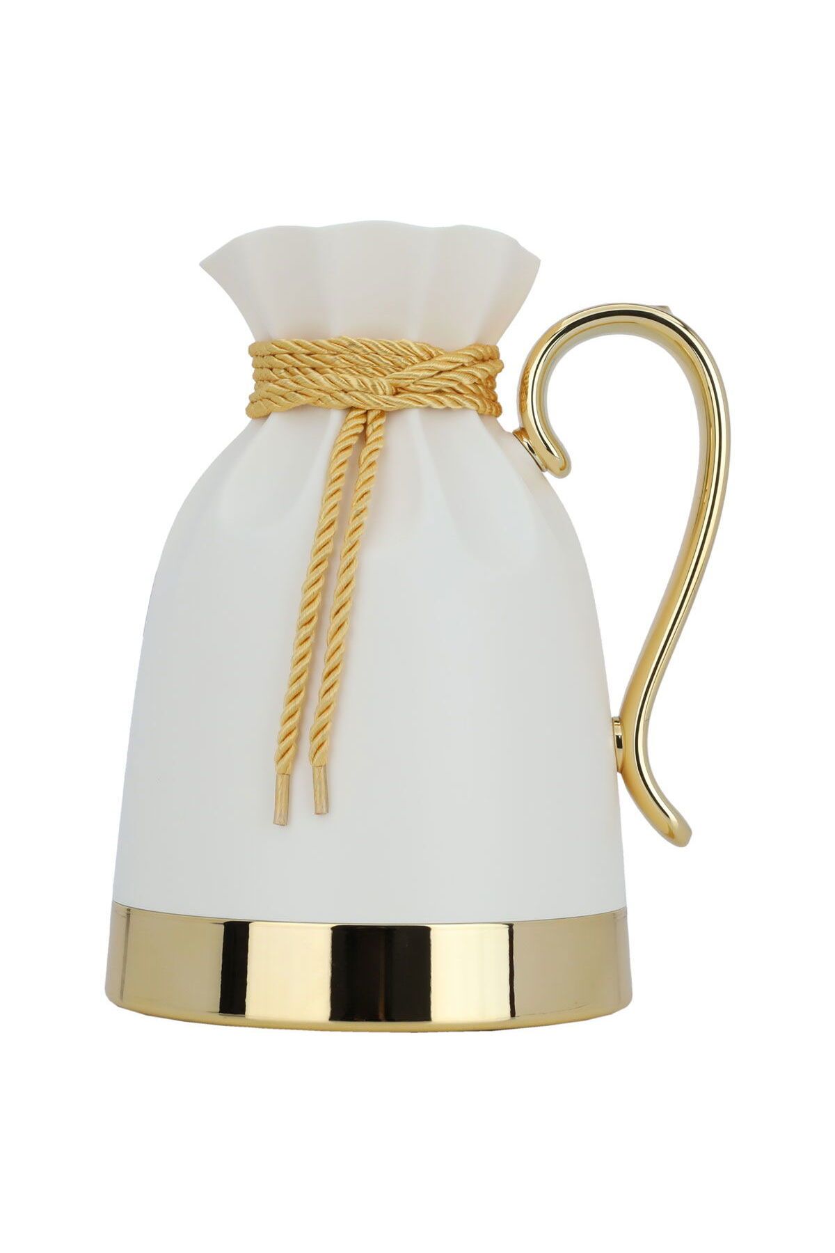 Alsaif Gallery-Balqis Thermos, Cream, Golden, 1 Liter 1