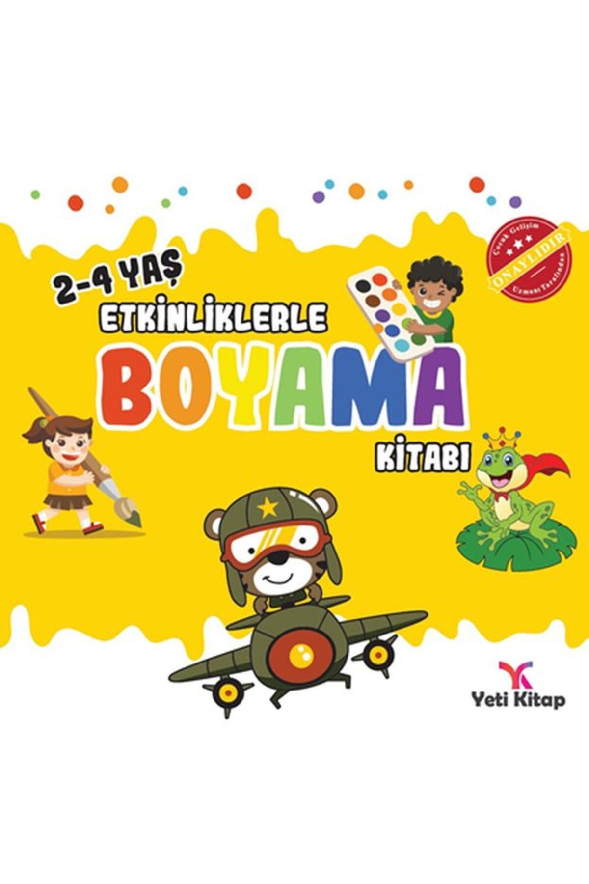 yeti kitap Etkinliklerle Boyama Kitabı 2 - (2-4 Yaş)