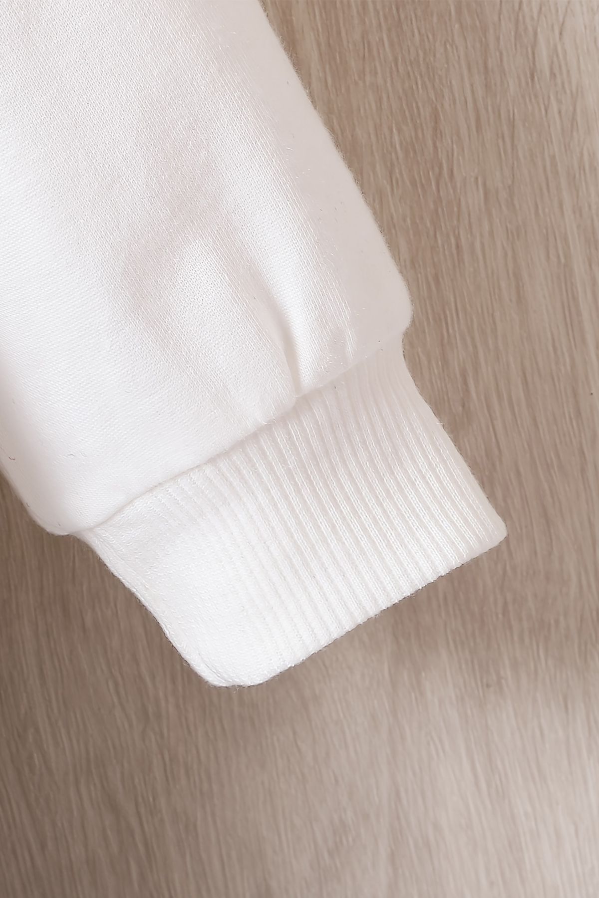 ADABEBEK Babasının Küçük Adamı Baskılı Kapşonlu 2'li Takım 22016 fotoğrafı 3 (önizleme)