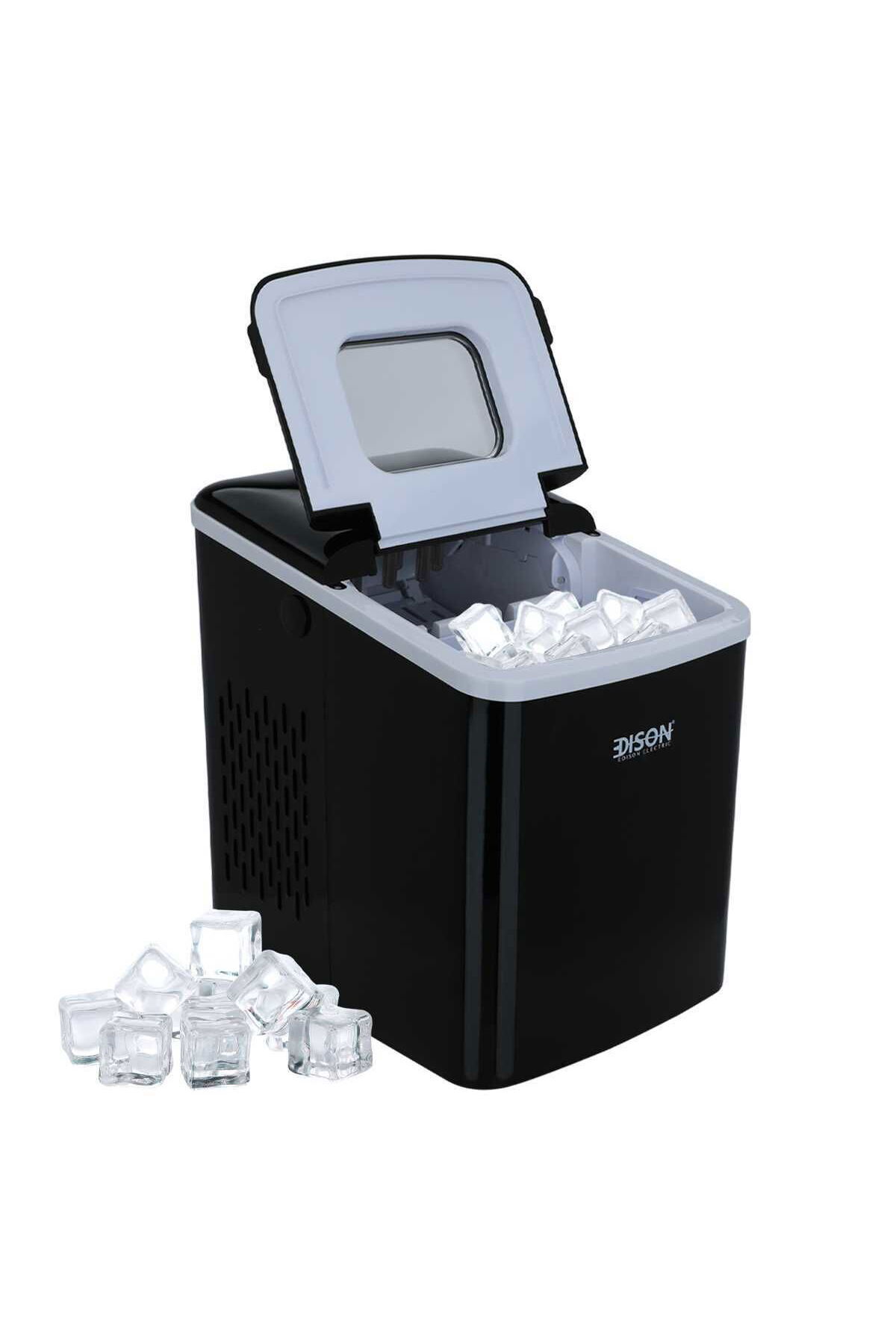 Edison-Edison Ice Maker, 120 Watts, 1.8 Liters, Black 1