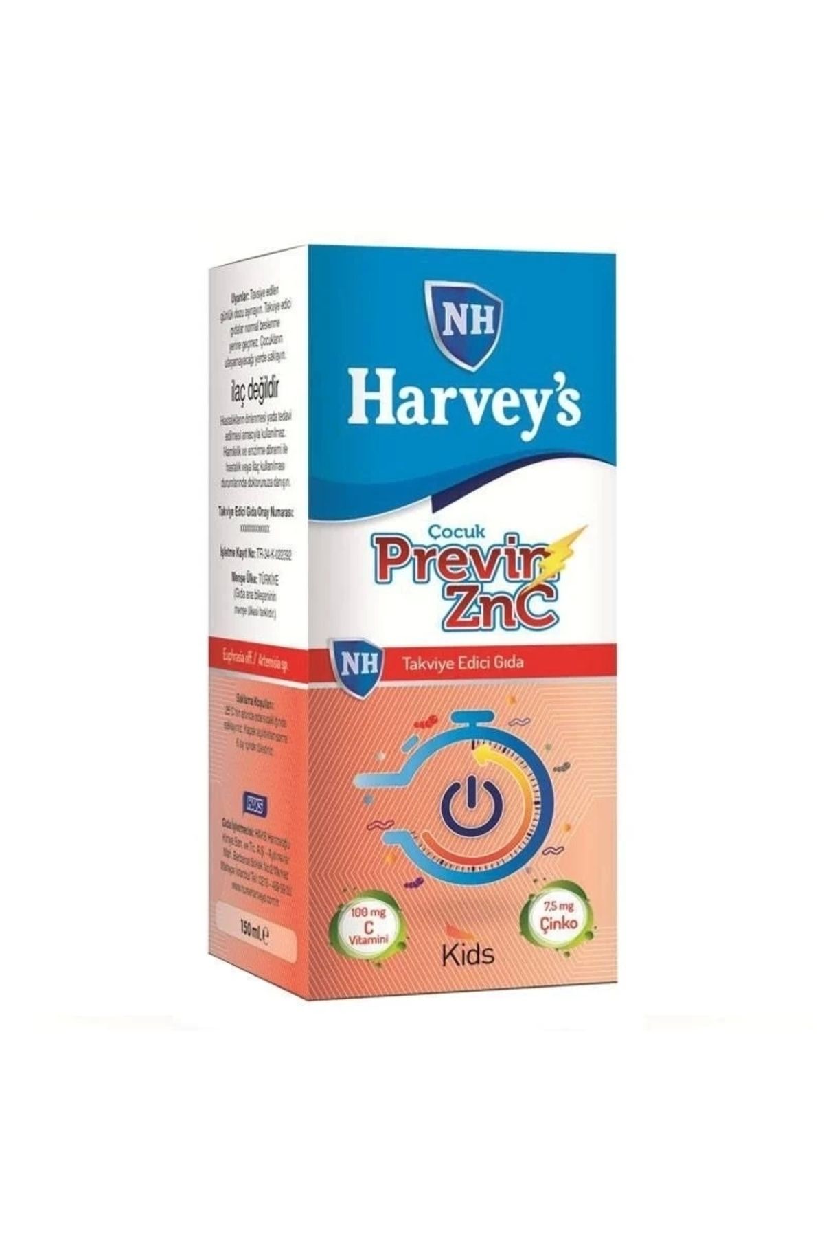 Nurse Harvey's Harvey’s Prevın Znc Kıds Şurup C Vitamini, Çinko