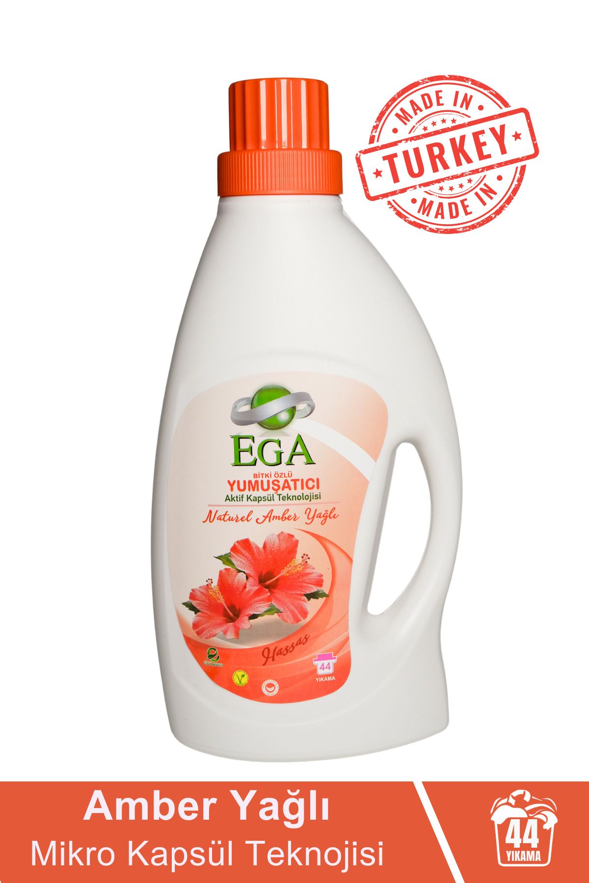 EGA Aktif Kapsül Teknolojili Amber Çamaşır Yumuşatıcısı 1040 ml