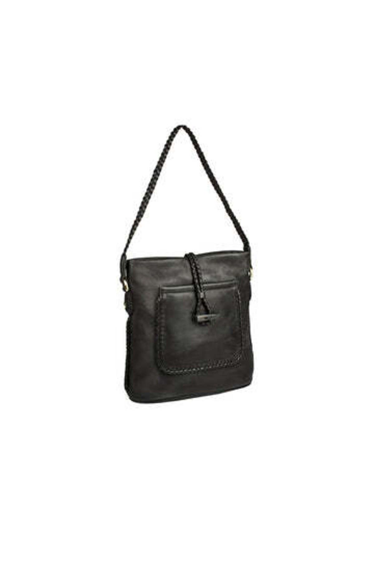 Hidesign-Beluga Deer Leather Handbag for Women-Black 2