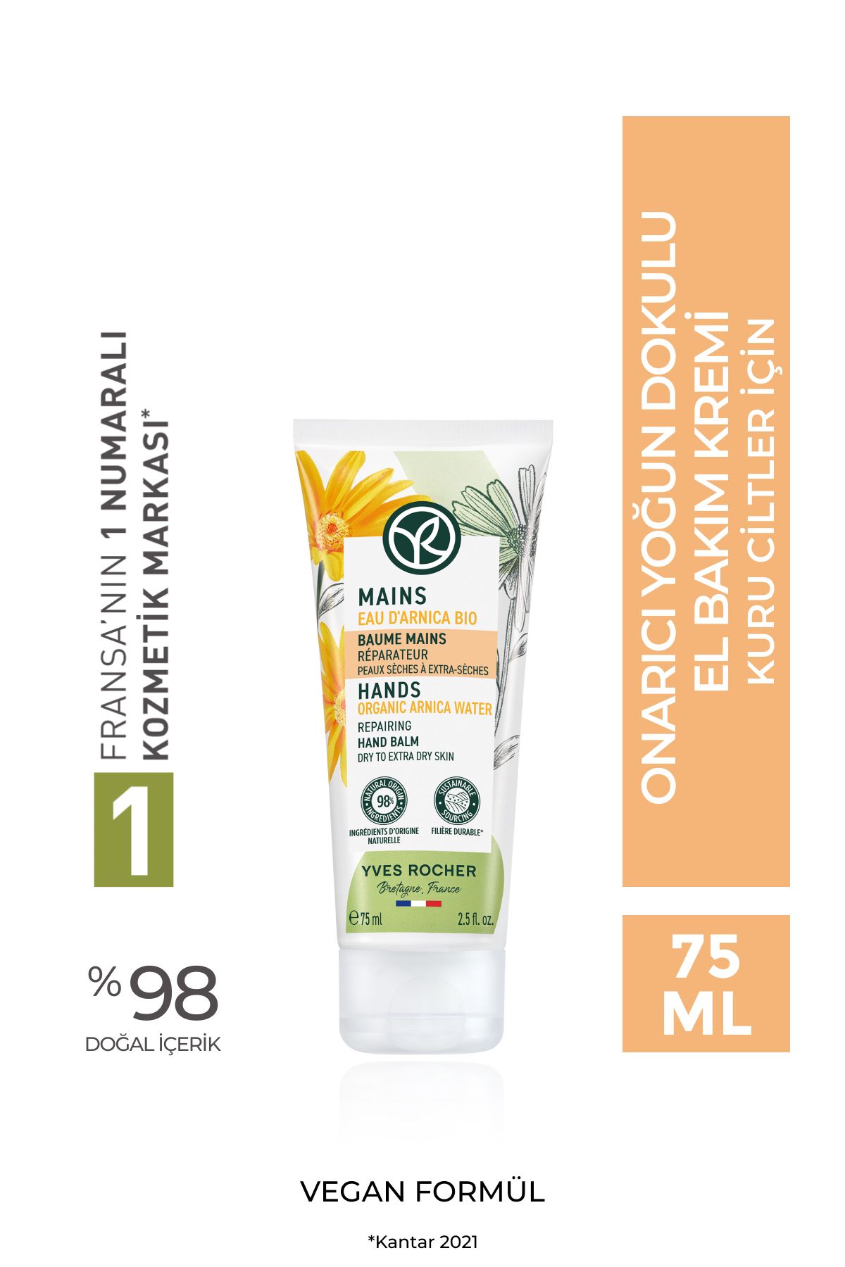 Yves Rocher Zenginleştirilmiş Formülü Onarıcı Yoğun Dokulu-75 Ml-NATURAL B