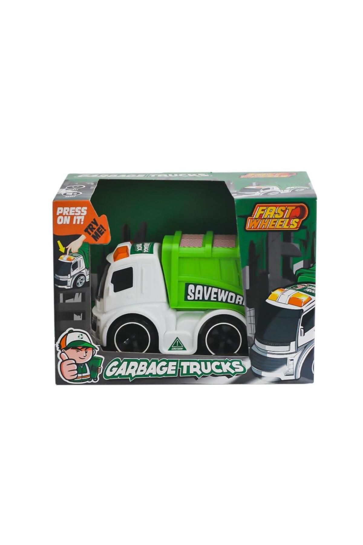 Take and Happy Nessiworld Er-244 Fast Wheels Çöp Kamyonu -erdem Oyuncak