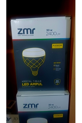 KRT ZMR 30WATT 2400LM KRİSTAL E27 BEYAZ IŞIK LED AMPUL