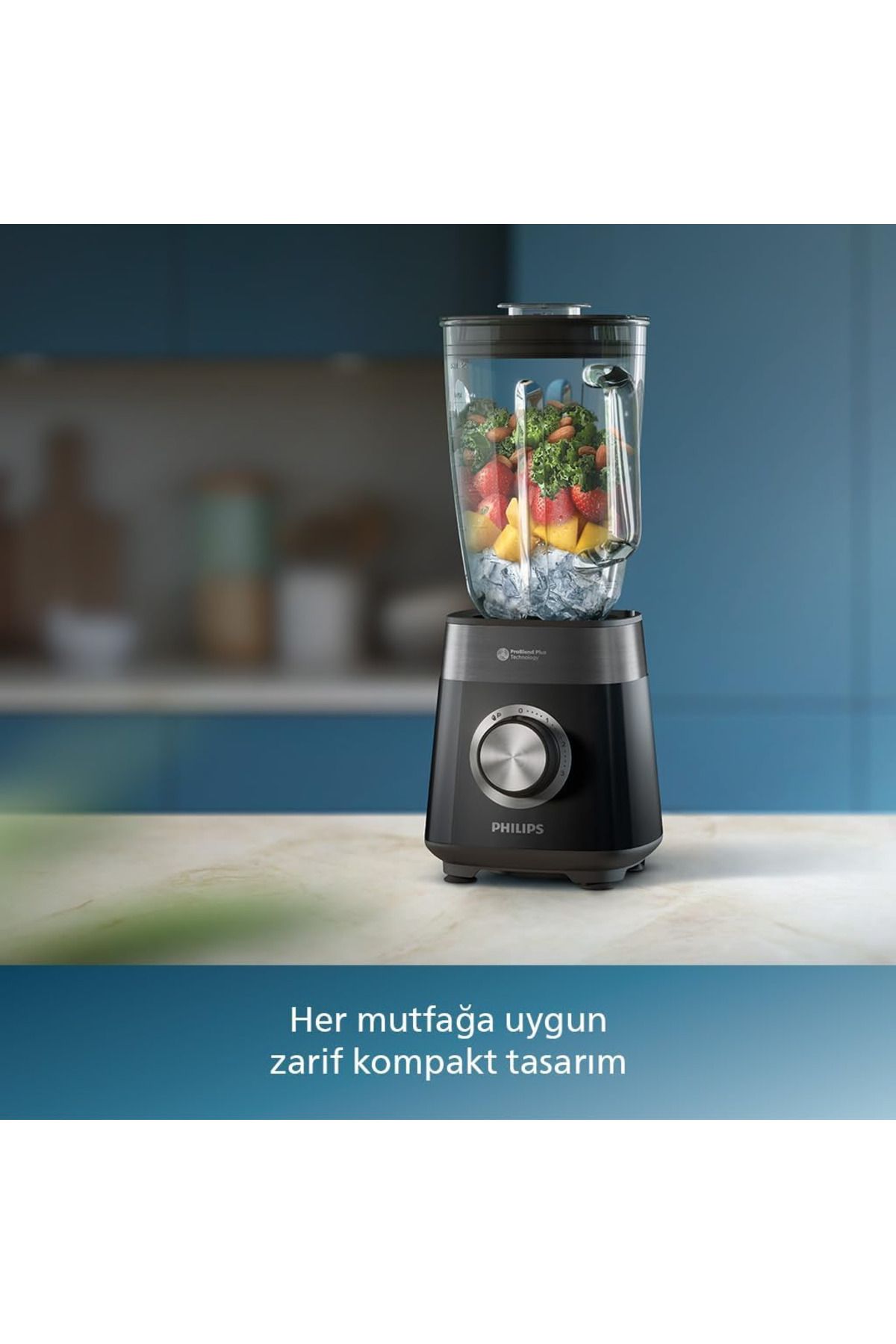 Philips 5000 Serisi Blender,  ProBlend Plus Motor, 2 Litre Cam Hazne, 3 Hız ve Darbe Özelliği