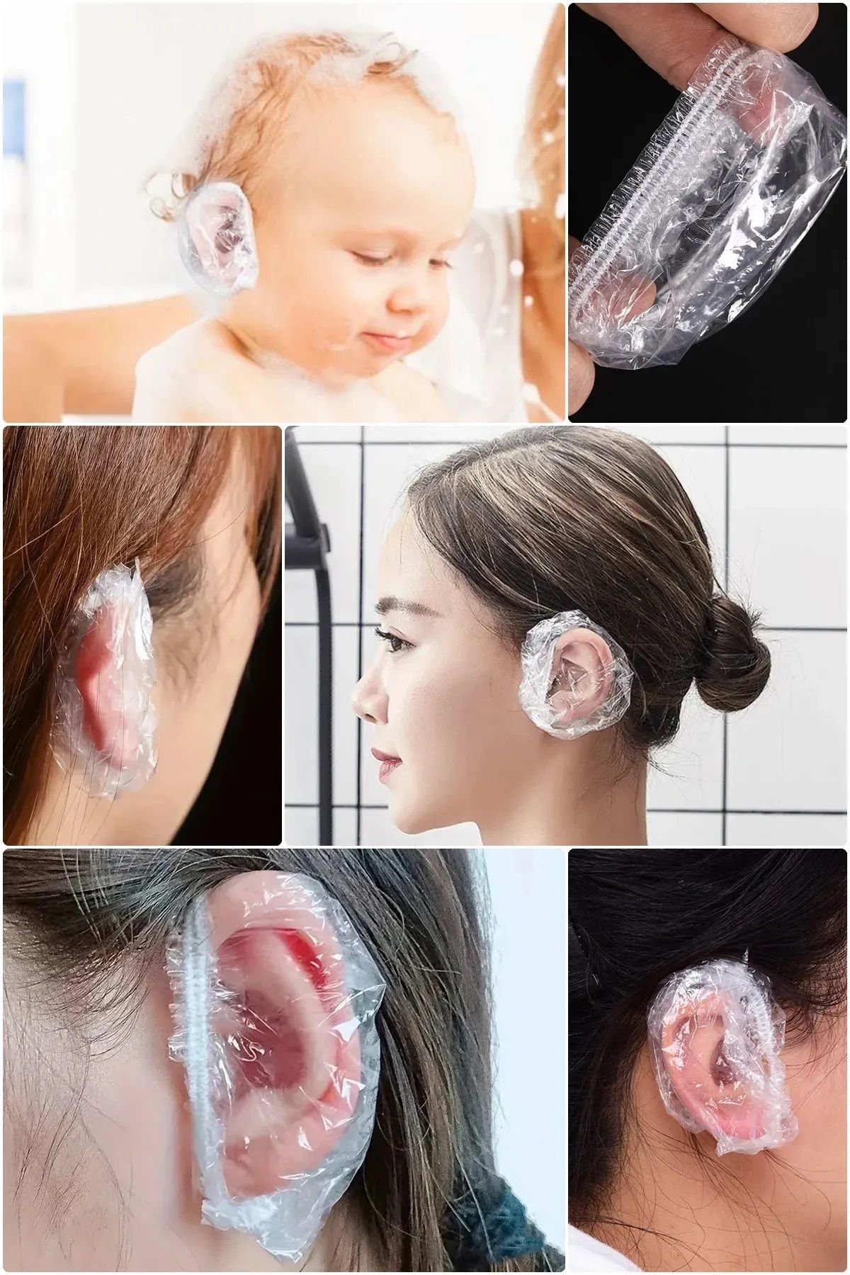 Dr. Bune-Premium Series Waterproof Clear Ear Cap 50 Pieces 3