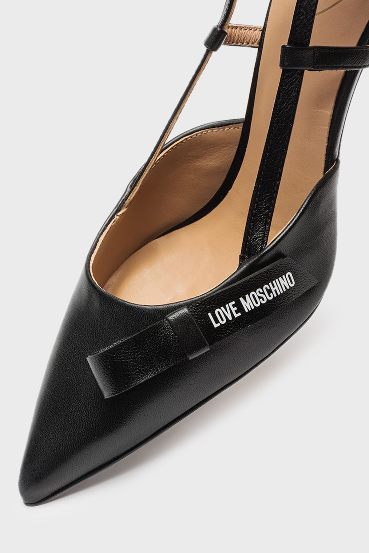 Love Moschino-Low Heel Leather Pointed Toe Shoes - Shoes Ja10345G1Lie0000 7