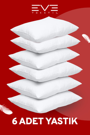 Eve Tekstil 6 Adet Micro Silikon Elyaf Nonwoven Yıkanabilir Antialerjik Ev Ve...