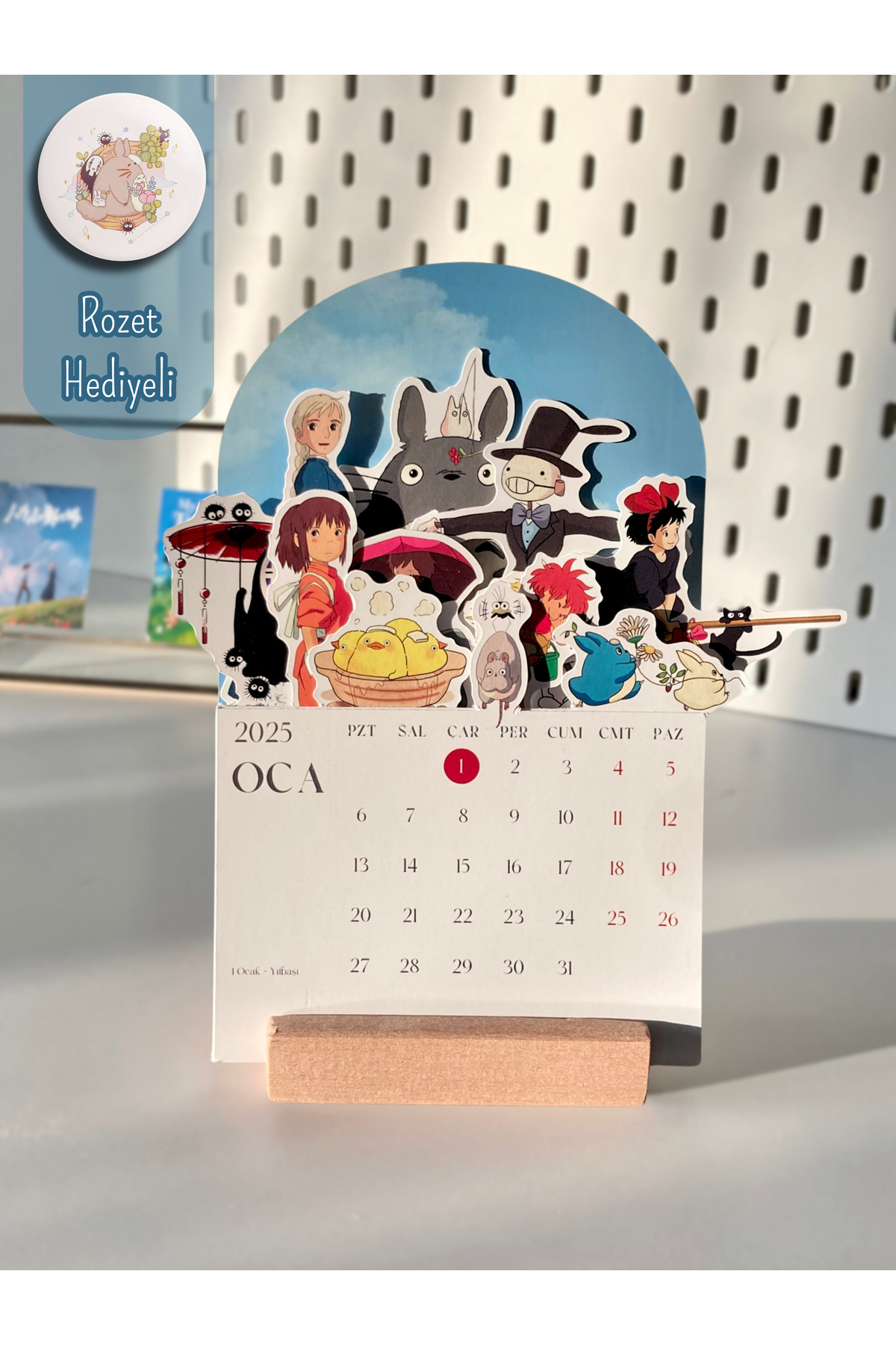 Hume Craft 2025 Ghibli Studio Miyazaki Temalı Ahşap Standlı Masa