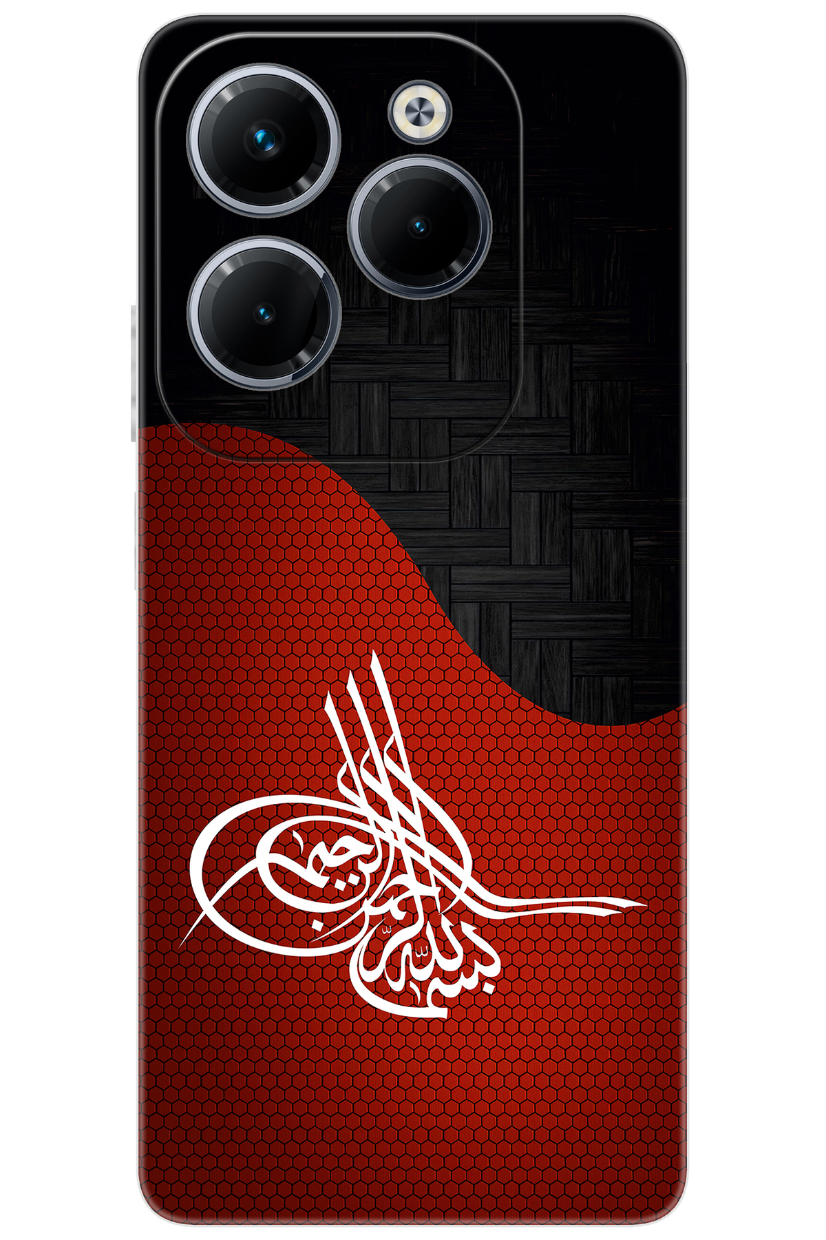 Infinix Hot 40 Pro (X6837) Compatible Sheath Pattern Printed Silicone Tugra Design NGO:376 CP-ejAV9zC