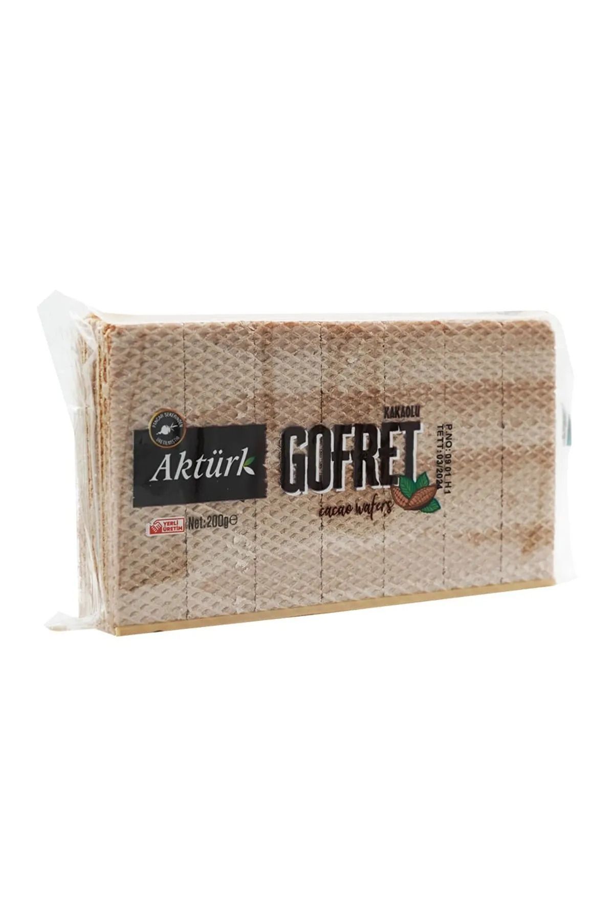 Aktürk 6 Adet 200 Gr'lık Kakaolu Gofret