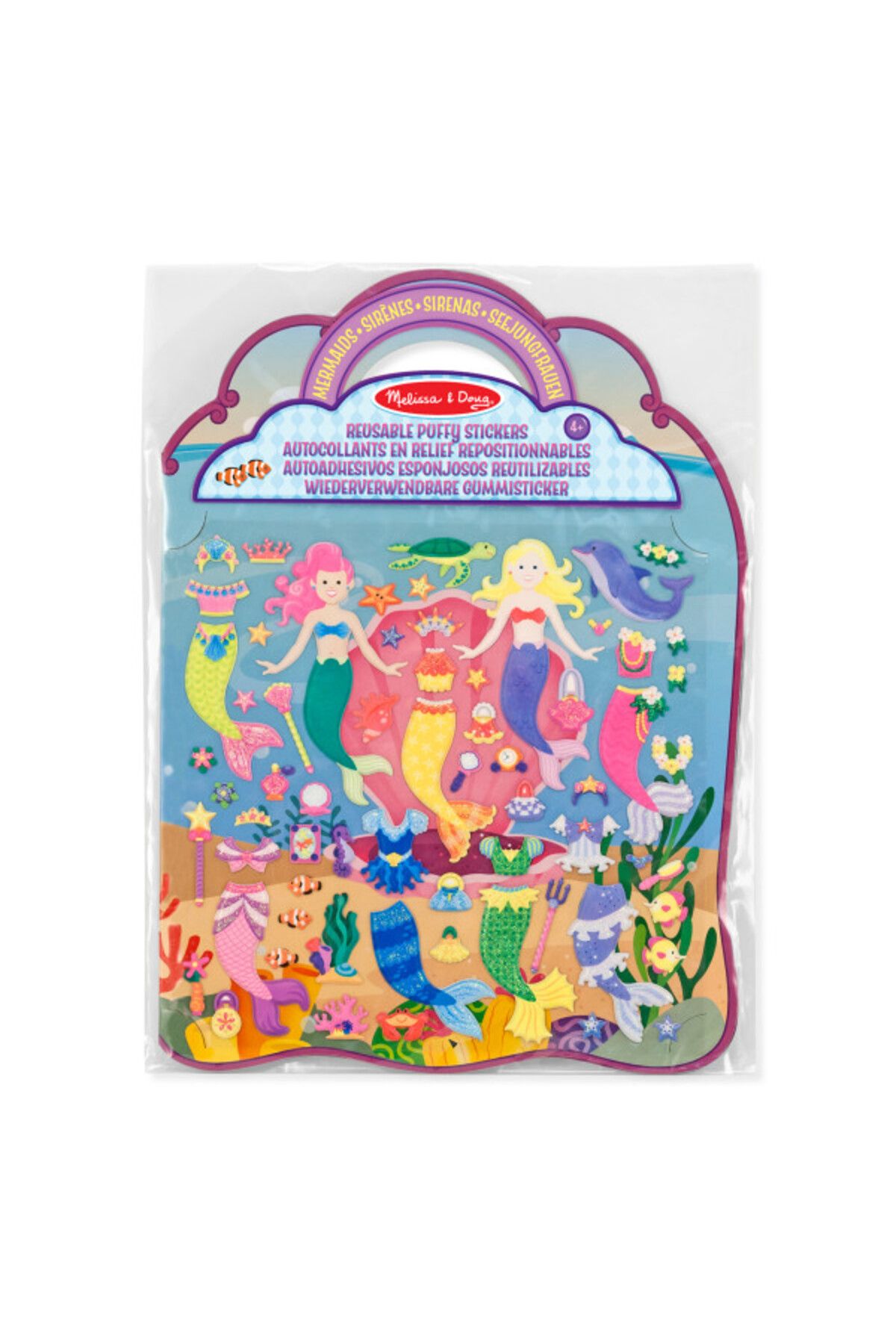 اسباب بازی های آموزشی Melissa Doug برجسته خارج از مجموعه استخراج پری دریایی Melissa & Doug