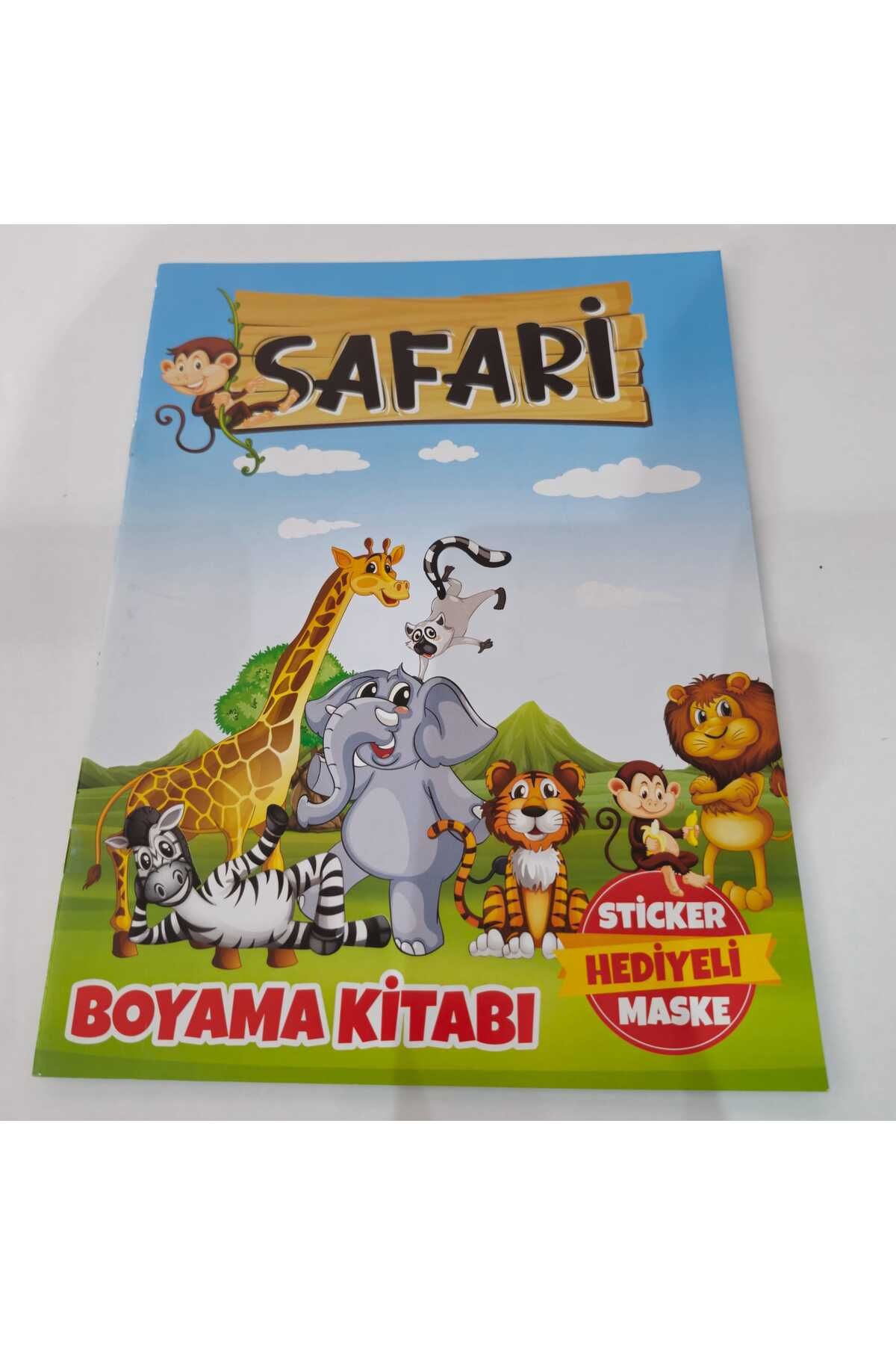 Coloring Book Sticker ve Maskeli Boyama Kitabı