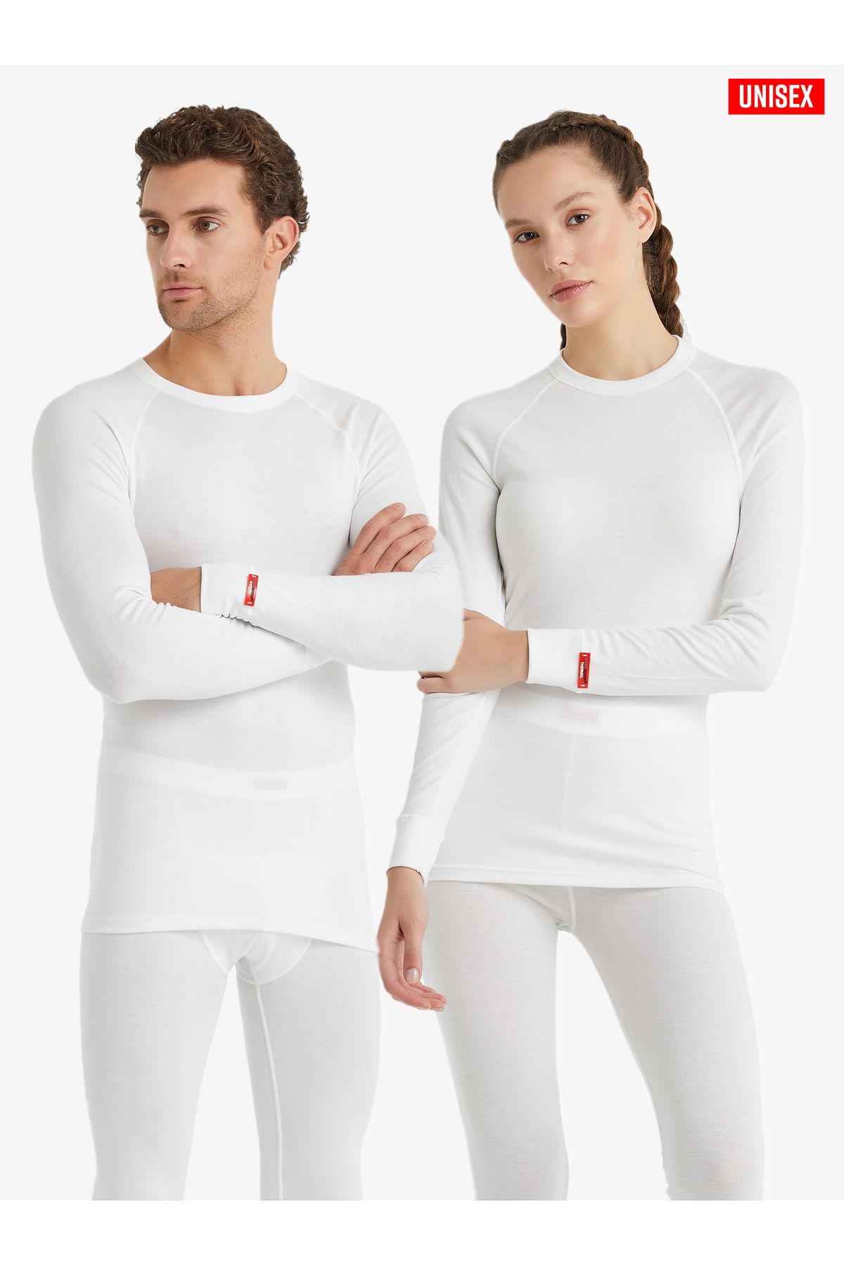 Blackspade-Unisex Thermal T-Shirt Level 2 9259 - White 1