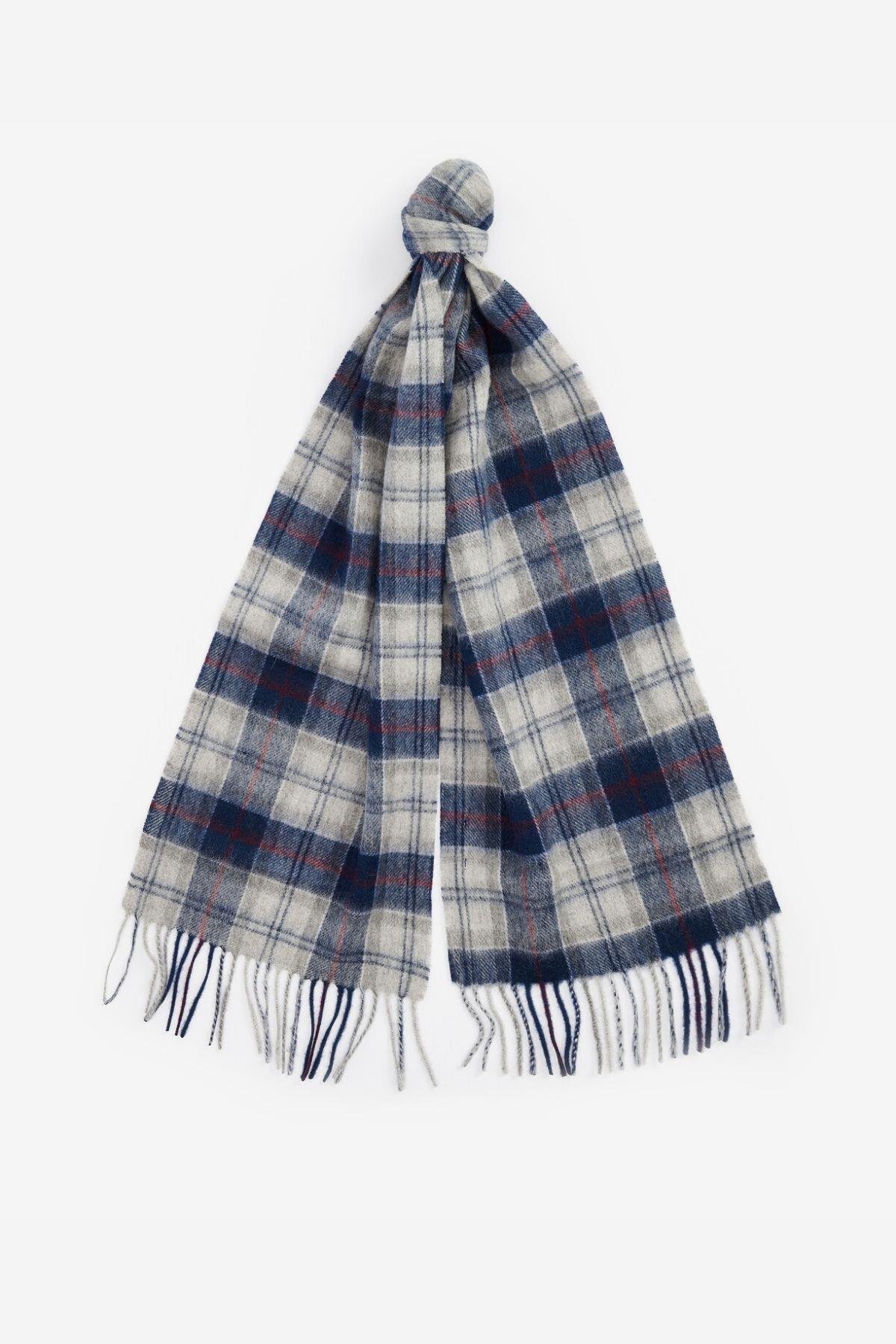 ست شال گردن کلاه و دستکش مردانه راسته | باربور Barbour MGS0018-TN27 - تصویر 2