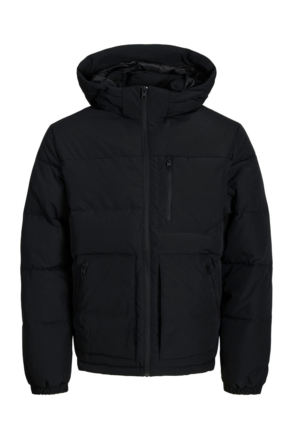 Jack & Jones-Jack Jones Men's Black Puffer Coat - Plus Size 12263996 -02 7