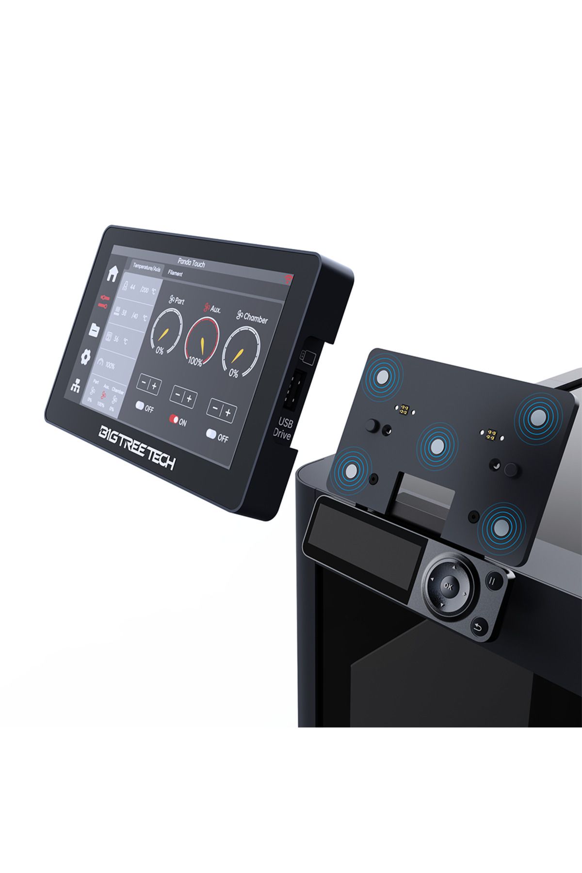 BIGTREETECH-Panda Touch 5 Inch Touch Screen Multi-Printer Wireless Control Upgrade For Bambu Lab ... 3