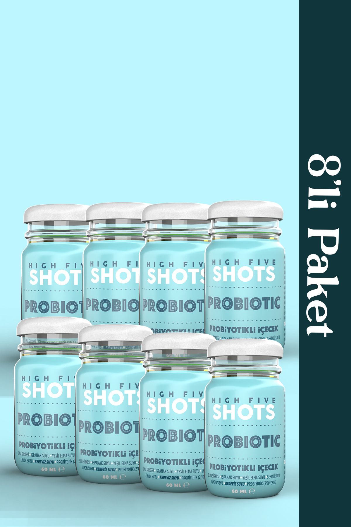 Elite Naturel High Five Shots Fonksiyonel Probiotic Shot