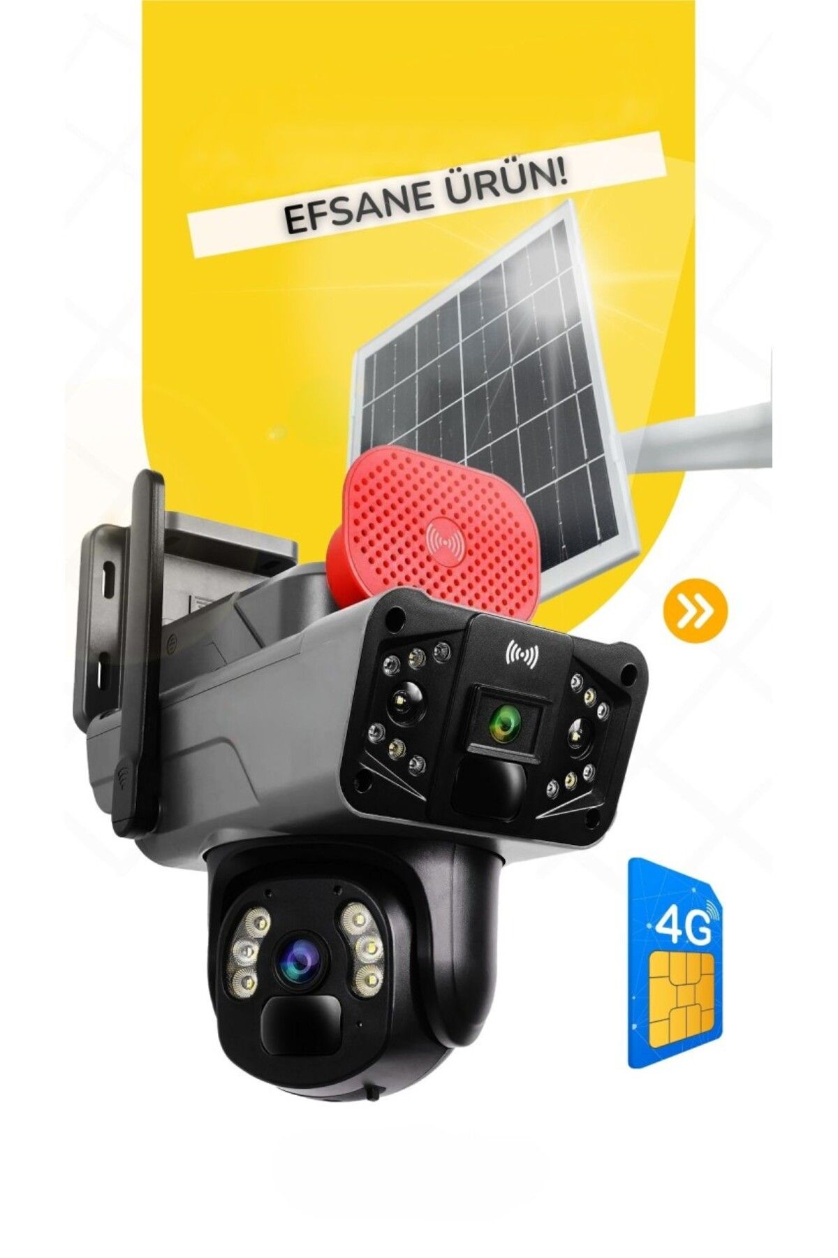 6mp 2 avec une caméra solaire 4g sim avec une carte ptz 4g 256 go avec carte sd en soutien à 360
