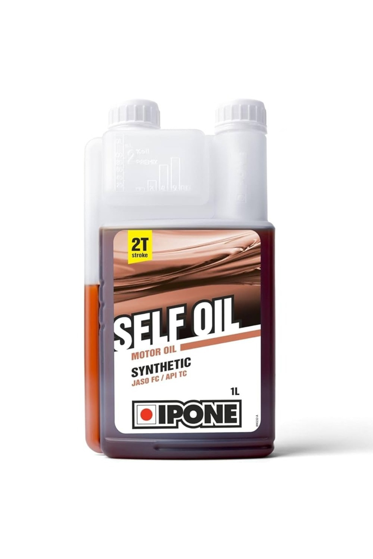 Ipone 2t Motor Yağı 1l Self Oil Yarı Sentetik Iki Zamanlı Motosiklet Scooter Yağı