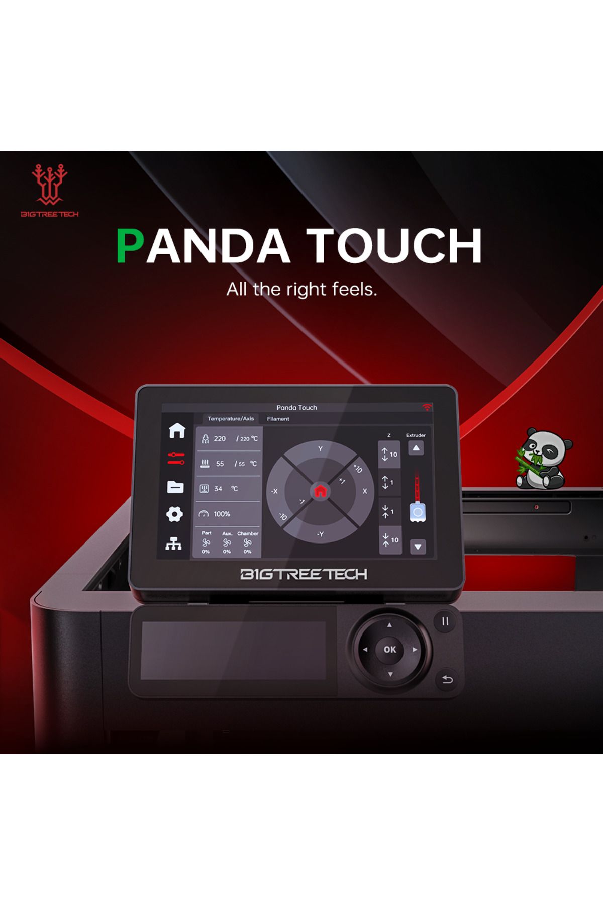 BIGTREETECH-Panda Touch 5 Inch Touch Screen Multi-Printer Wireless Control Upgrade For Bambu Lab ... 7