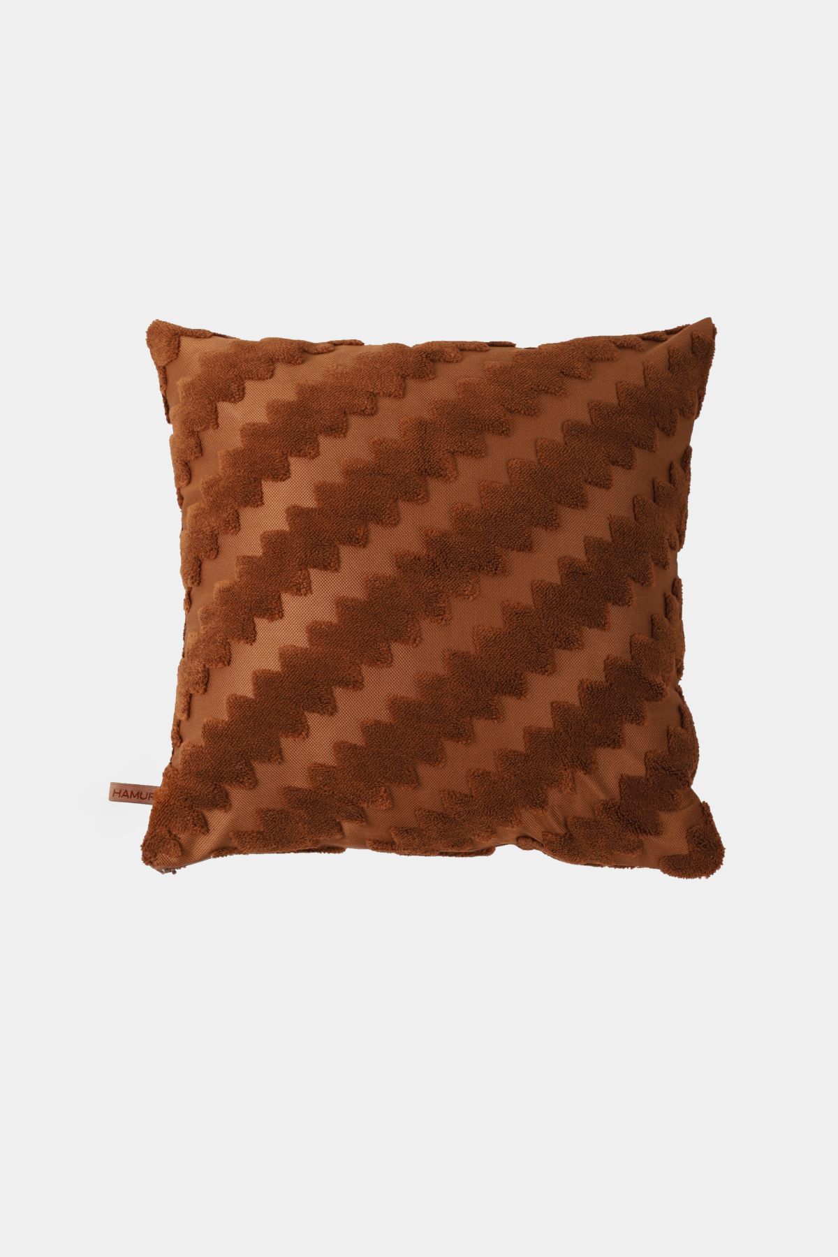 HAMUR-Husă de pernă cu model Bohemian Design Punch - Zigzag Tan 2