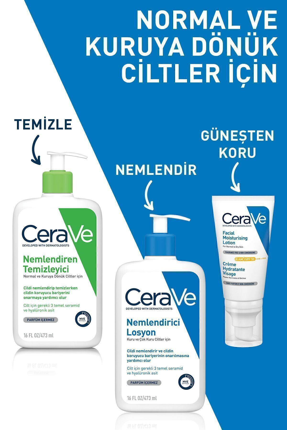CeraVe-STD - 473 ml Classic Hydrating Cleanser for Normal to Dry Skin 7