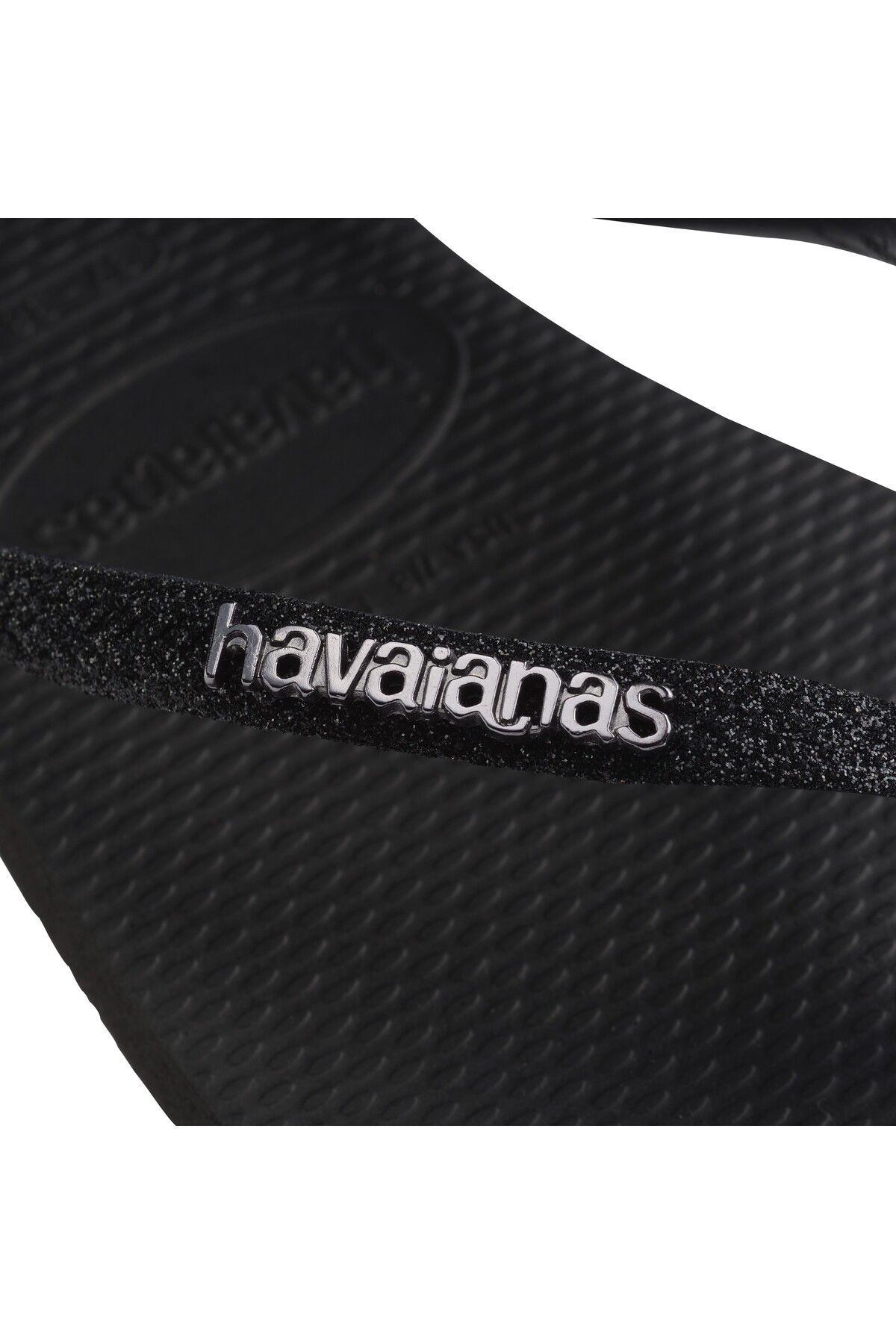 دمپایی مشکی زنانه سیاه Slim Gitter II خاکستری تیره Havaianas
