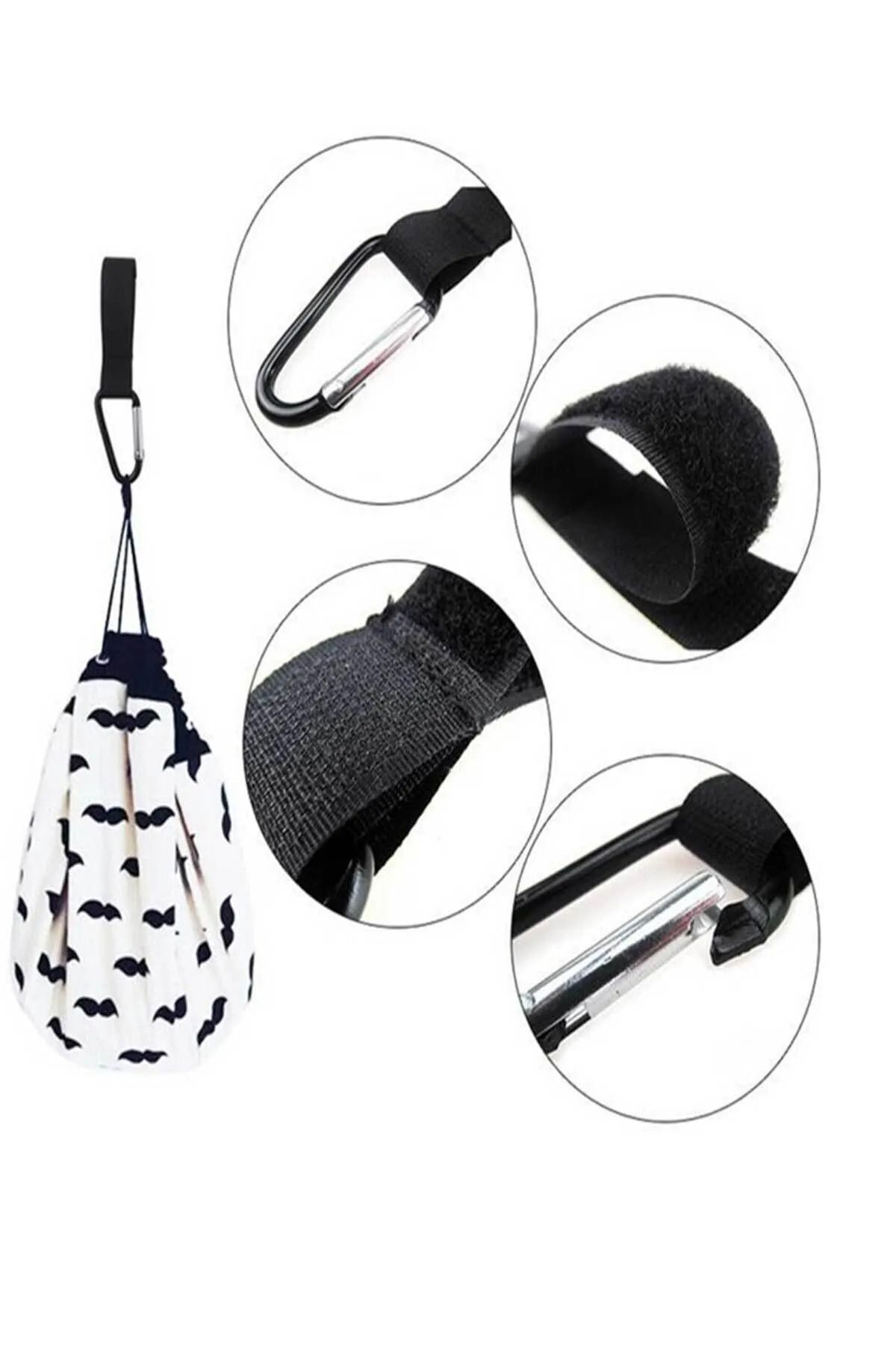 MorPort Lüx Fermuarlı Bebek Arabası Yağmurluğu Ve 2 Adet Bebek Arabası Kanca 2 Ürün Bir Arada fotoğrafı 4 (önizleme)