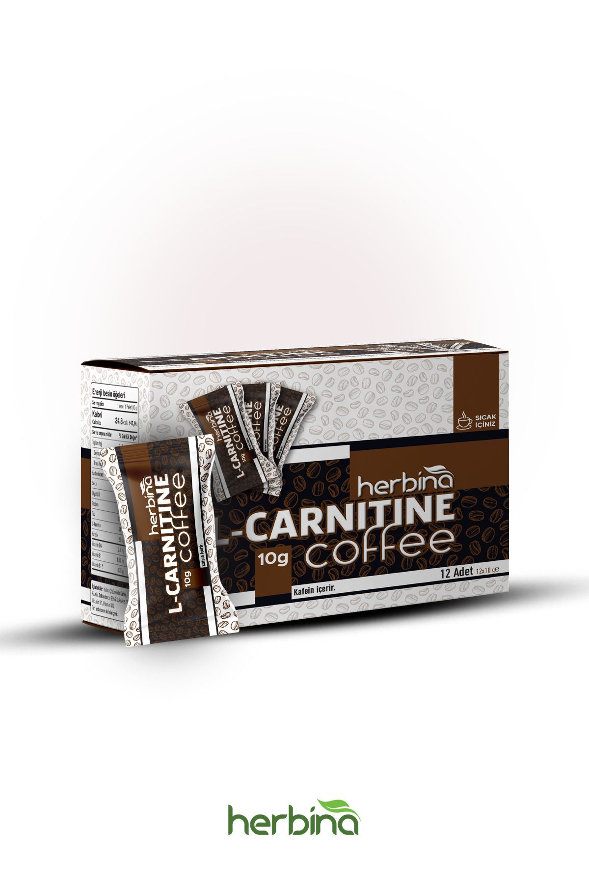 Herbina Kafein Içeren L Carnitine Coffee 12li Kutu