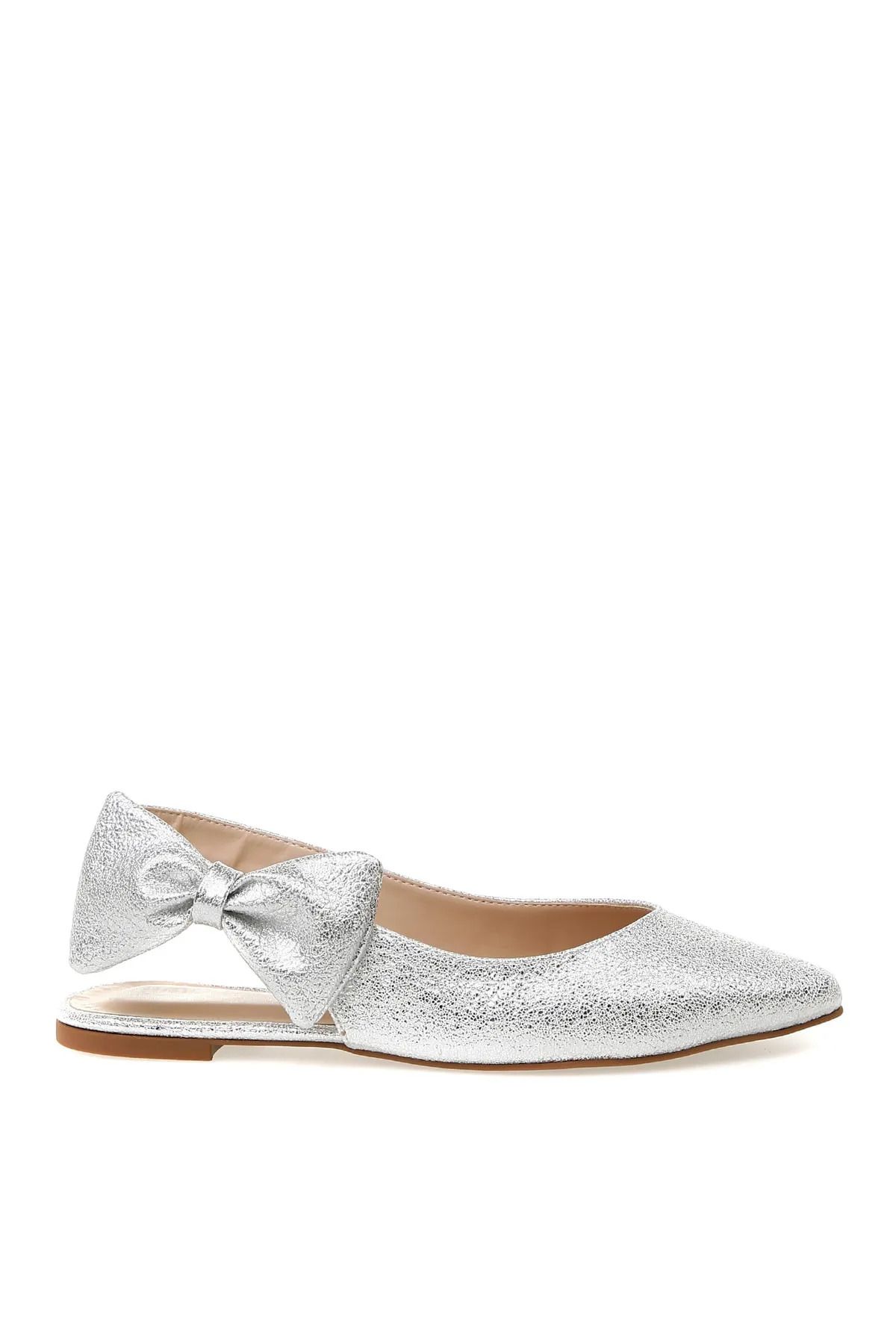 Limon-Valina Women's Silver Ballerinas 1